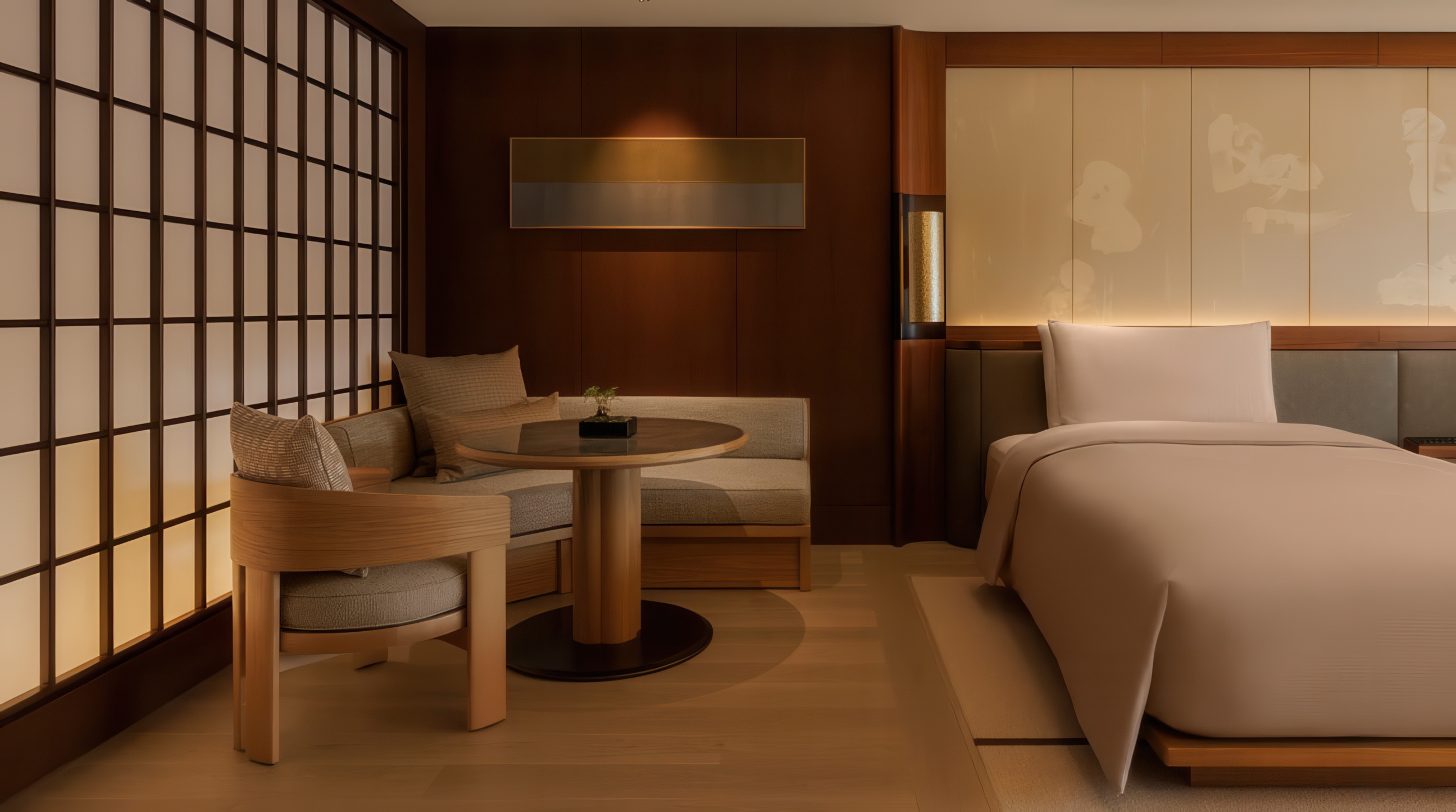image of the Temple Junior Suite, image courtesy of Capella Kyoto