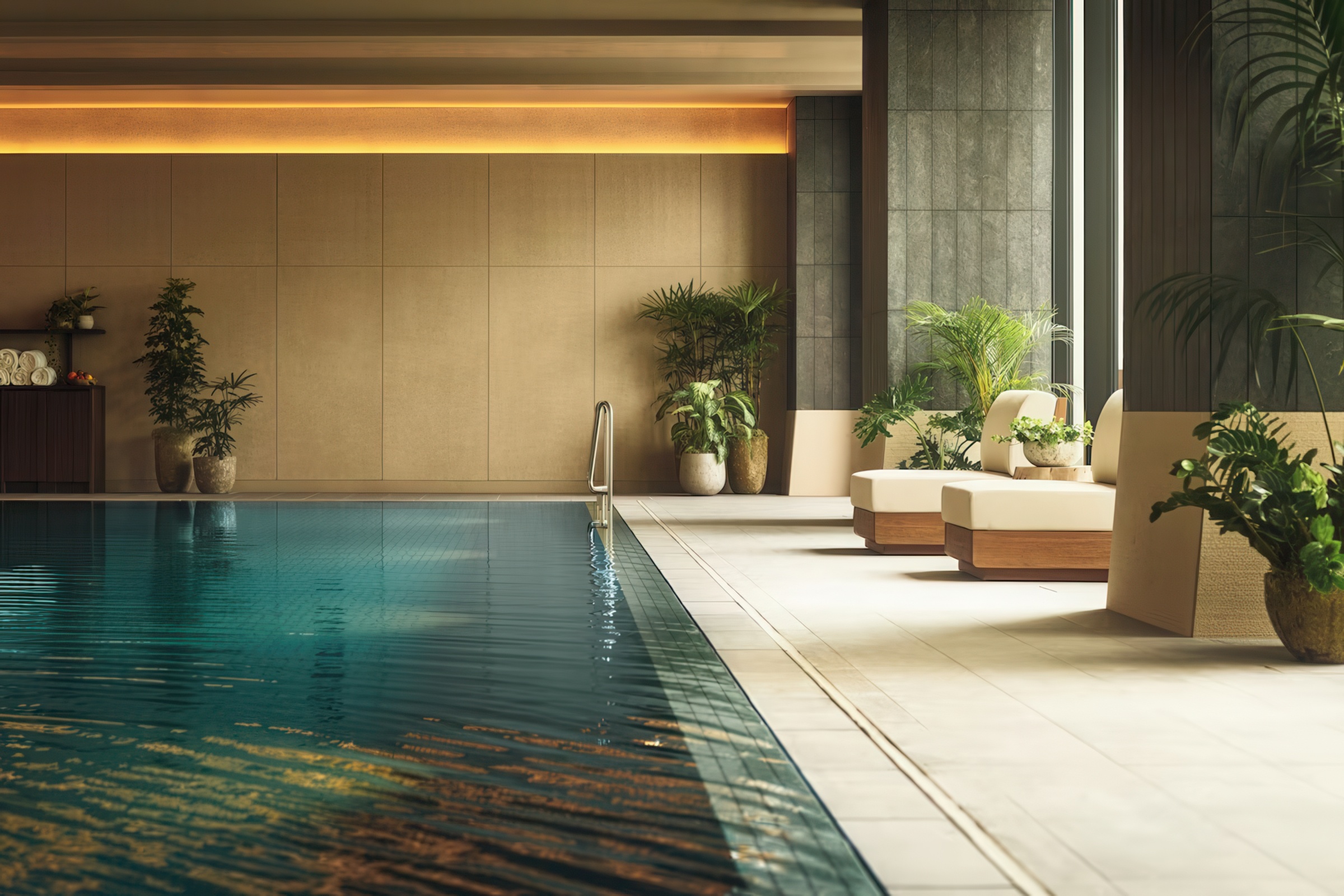 image of the Indoor Pool, image courtesy of 1 Hotel Tokyo