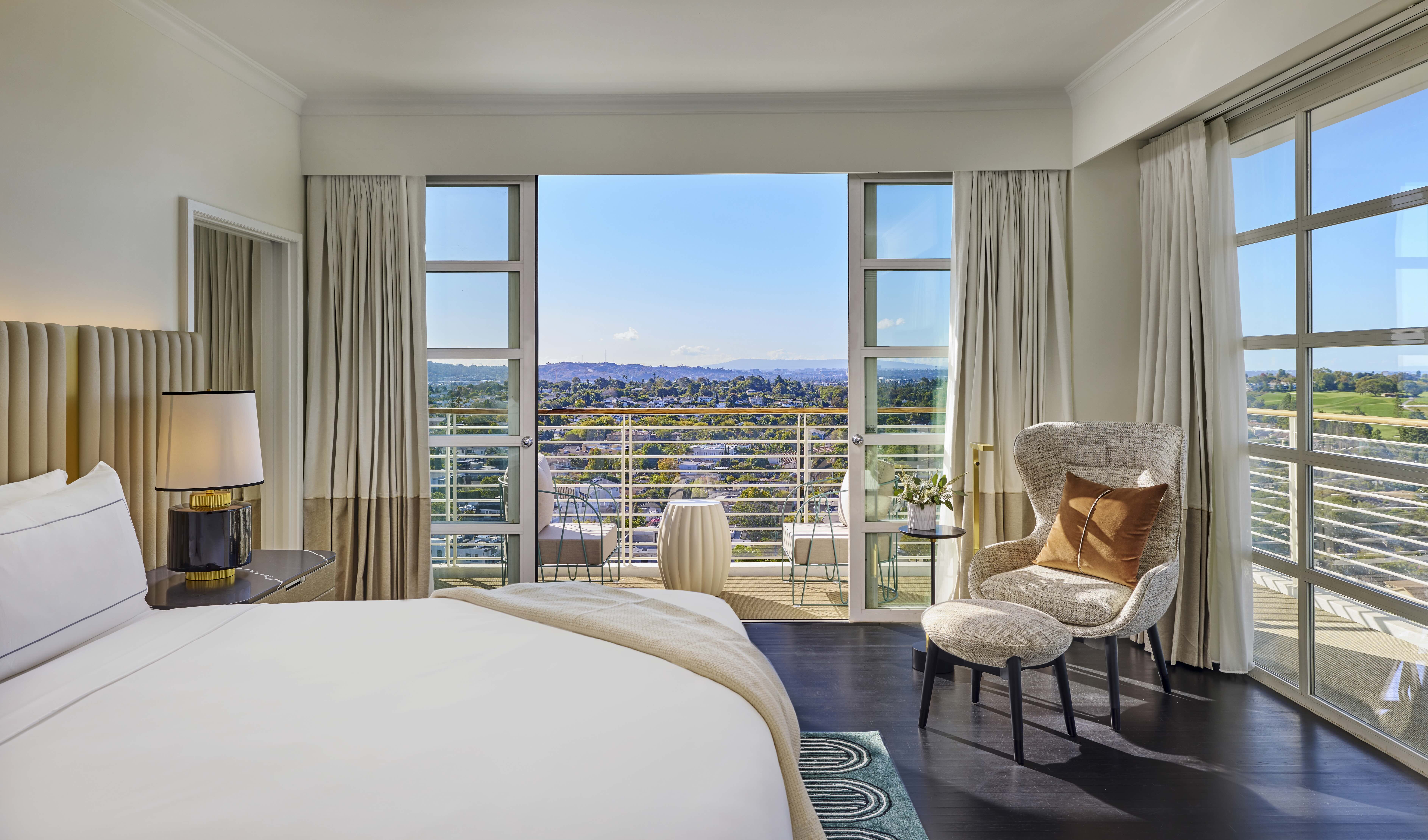 image of the hotel's Guestroom, image courtesy of Cameo Beverly Hills