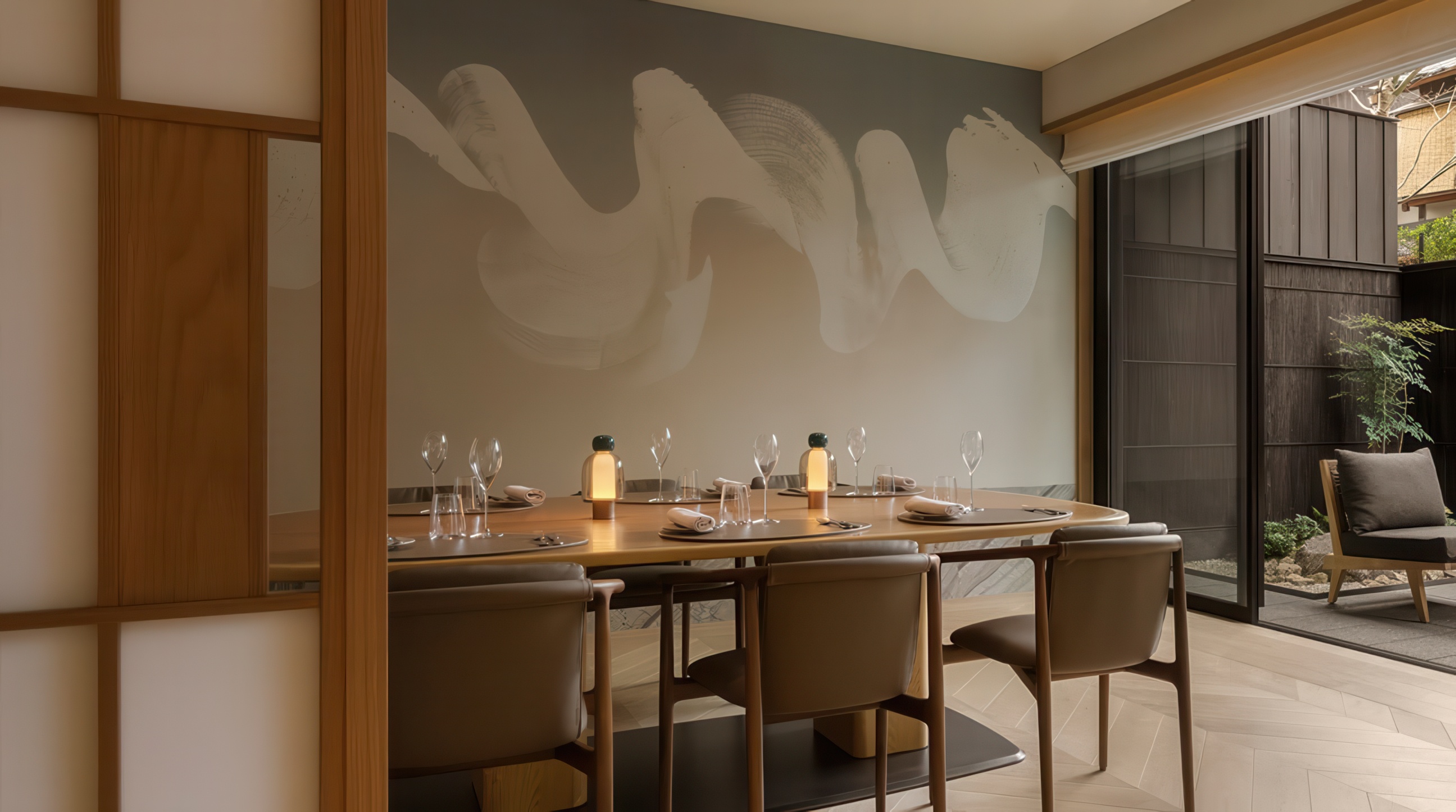 image of dining venue Lanterne, image courtesy of Capella Kyoto