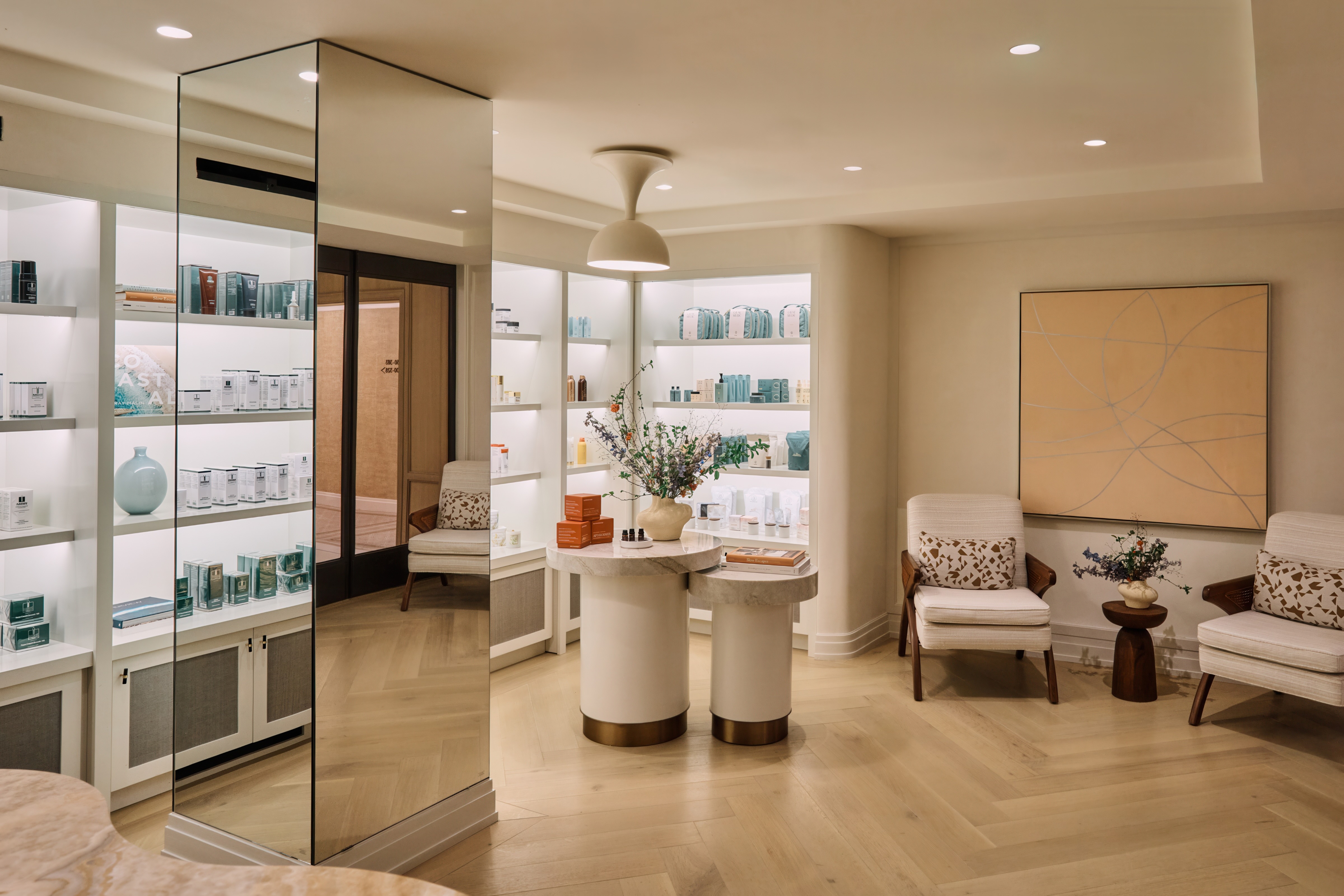 image of The Cooper's Spa reception, image courtesy of The Cooper