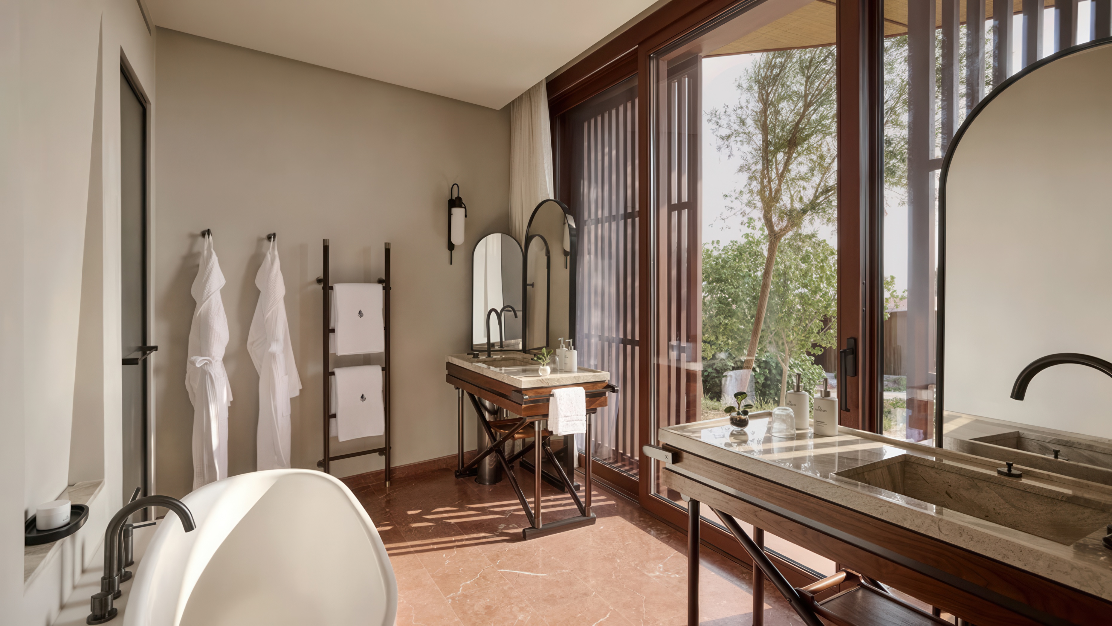 image of a Suite Bathroom, image courtesy of Four Seasons