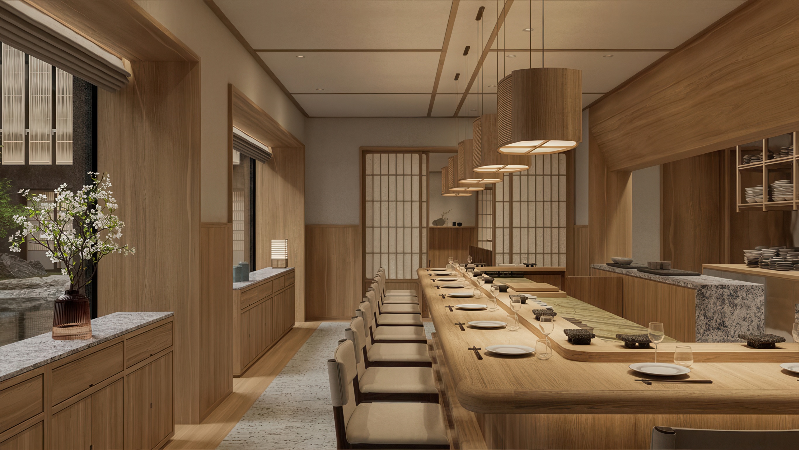 image of dining venue SoNoMa by SingleThread, image courtesy of Capella Kyoto
