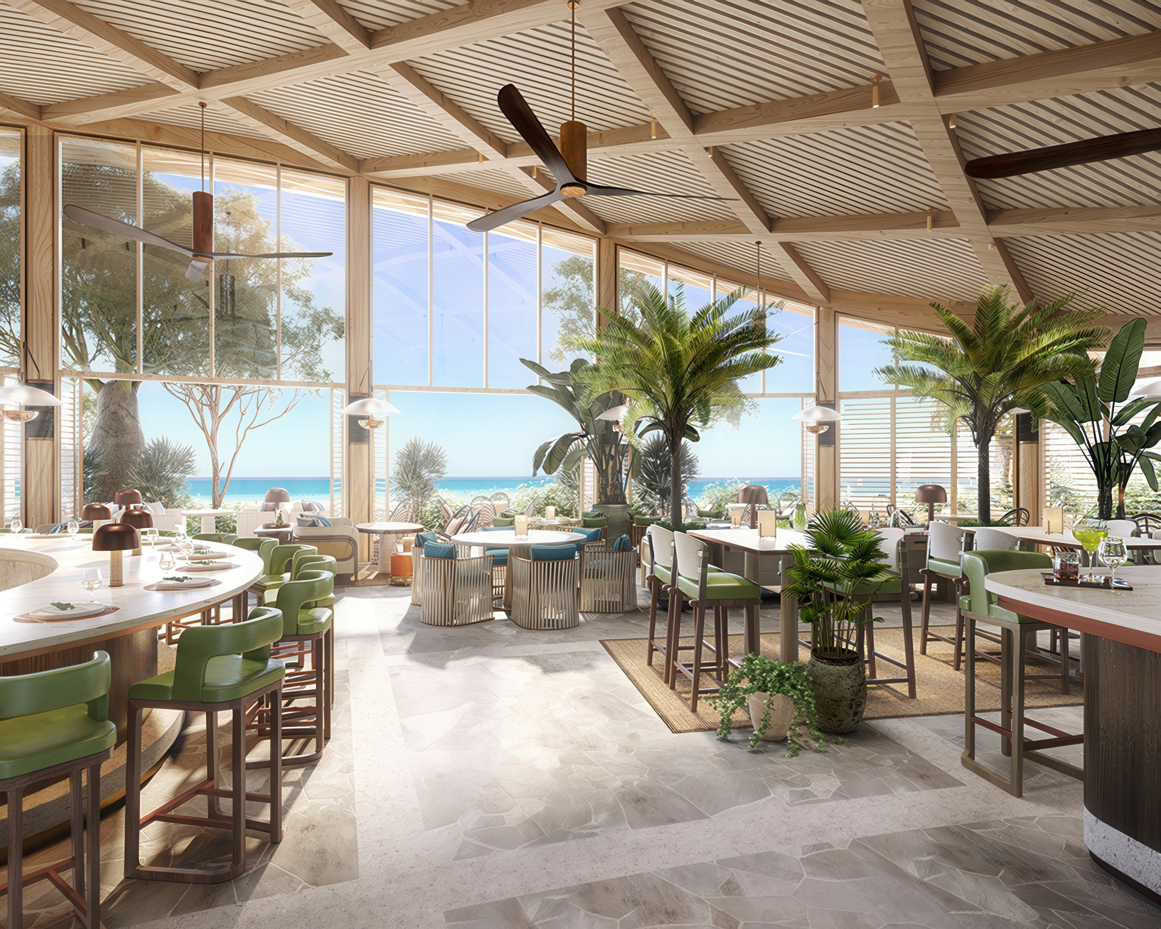 image of the Shura Links Club Restaurant, image courtesy of Goddard Littlefair