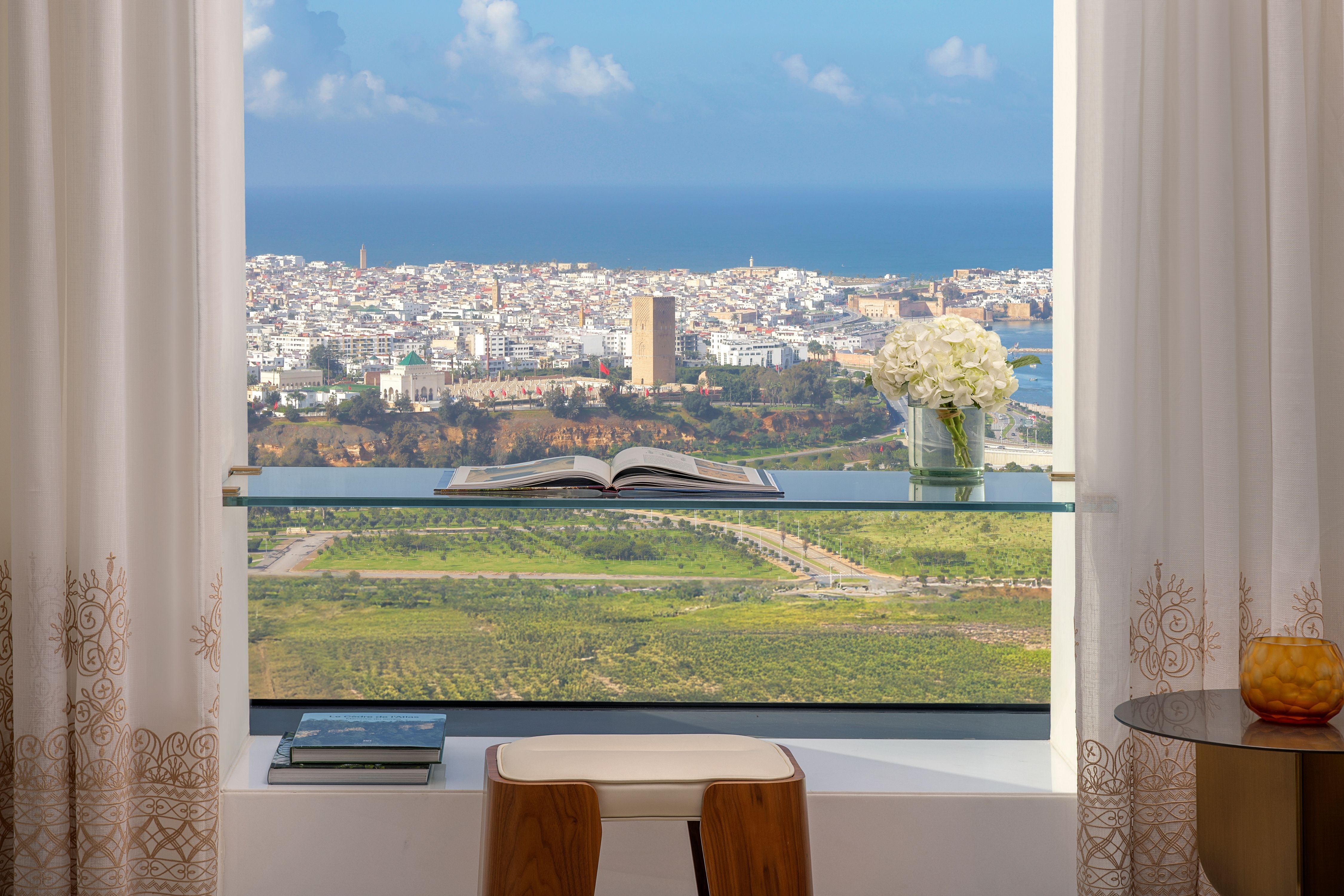 image of the Guestroom's View, image courtesy of Waldorf Astoria Rabat Salé