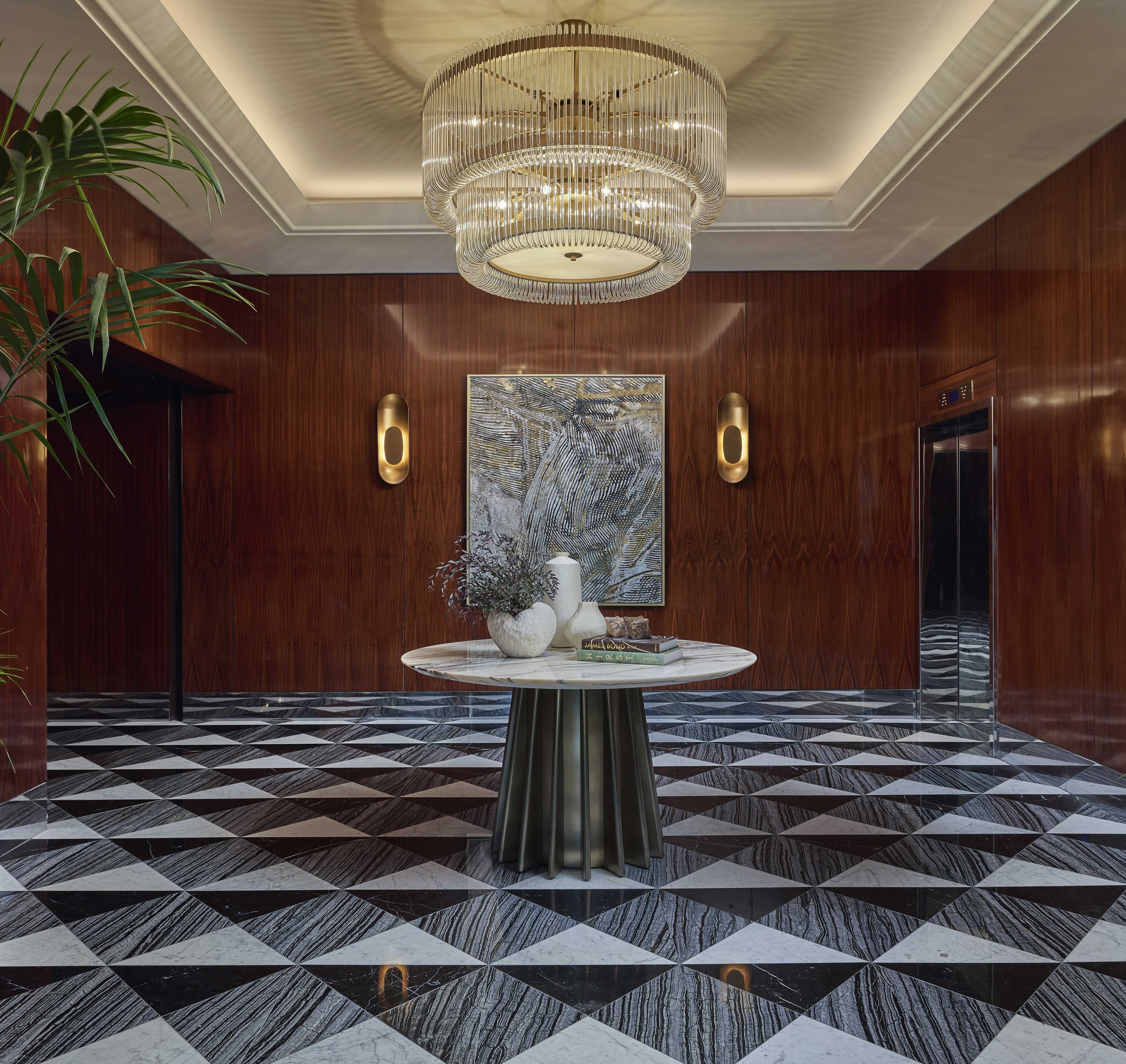 image of the hotel's Lobby, image courtesy of Cameo Beverly Hills