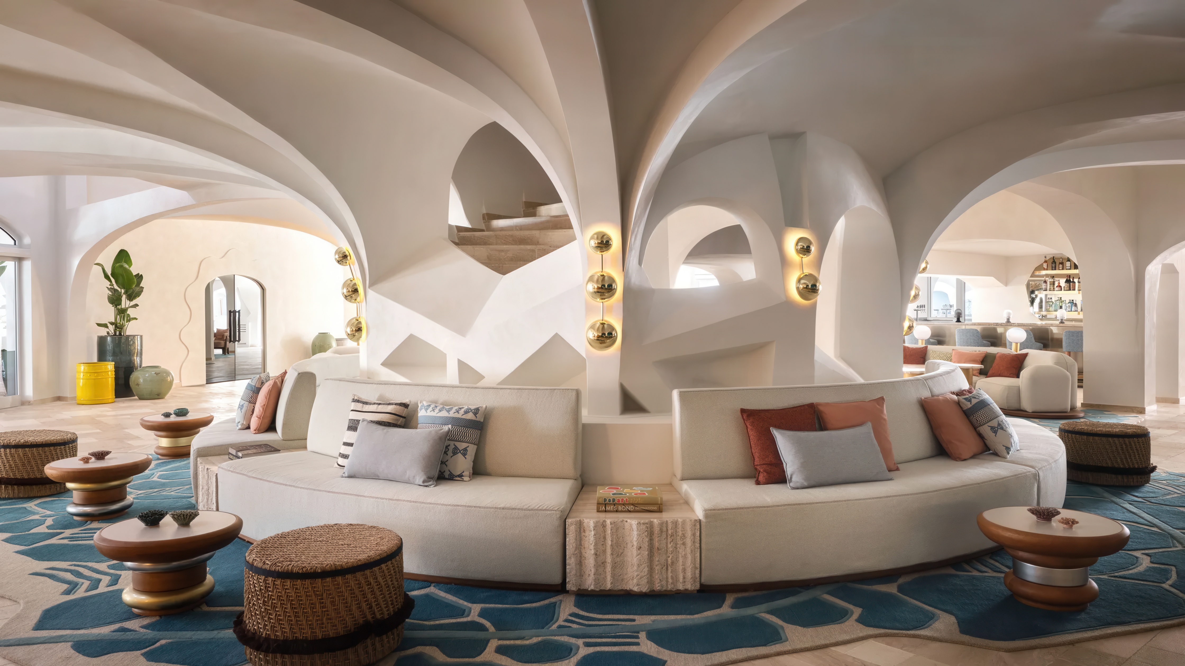 image of the Lobby, image courtesy of W Sardinia Poltu Quatu