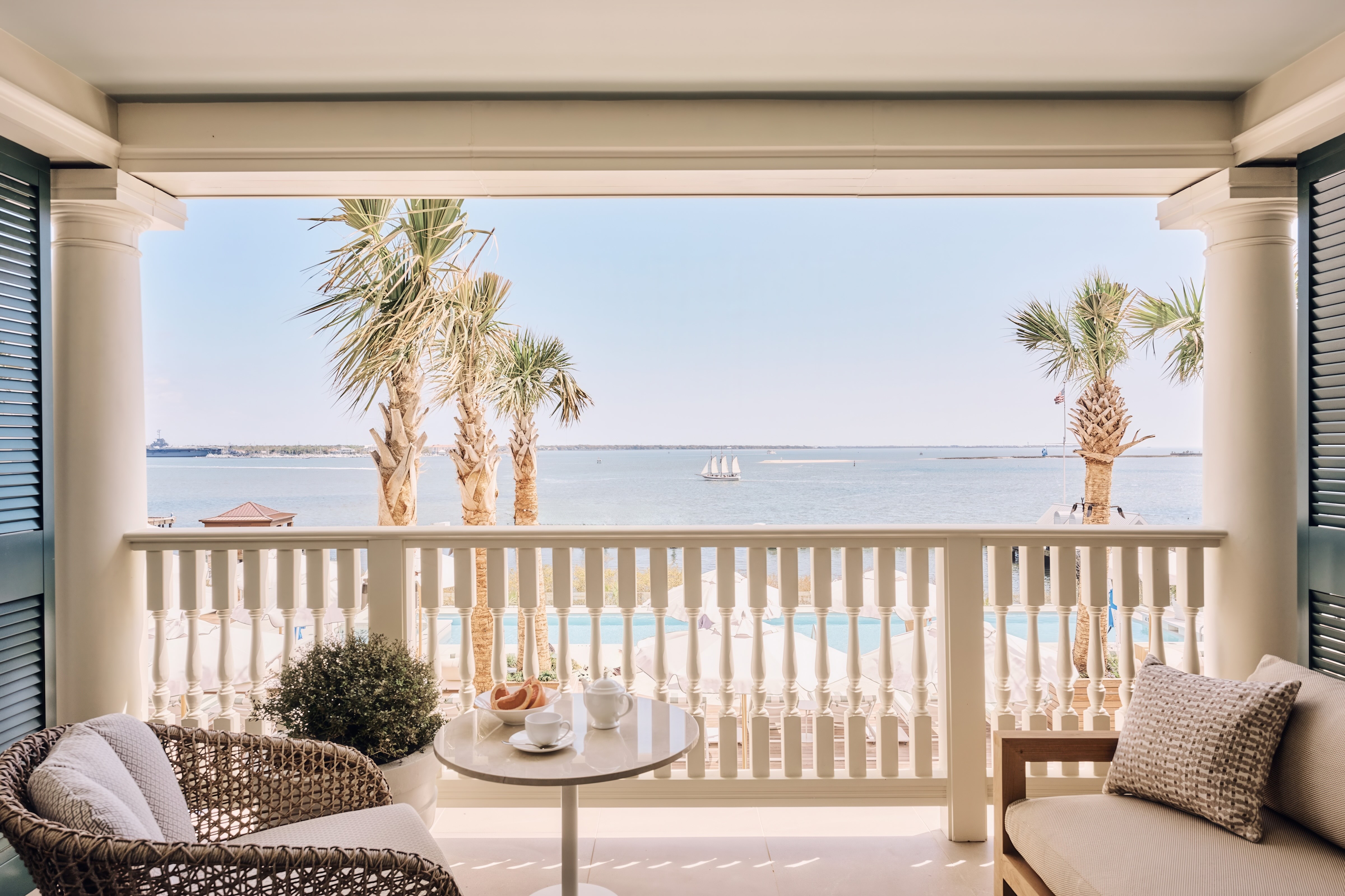 image of The Cooper's Waterfront Balcony, image courtesy of The Cooper