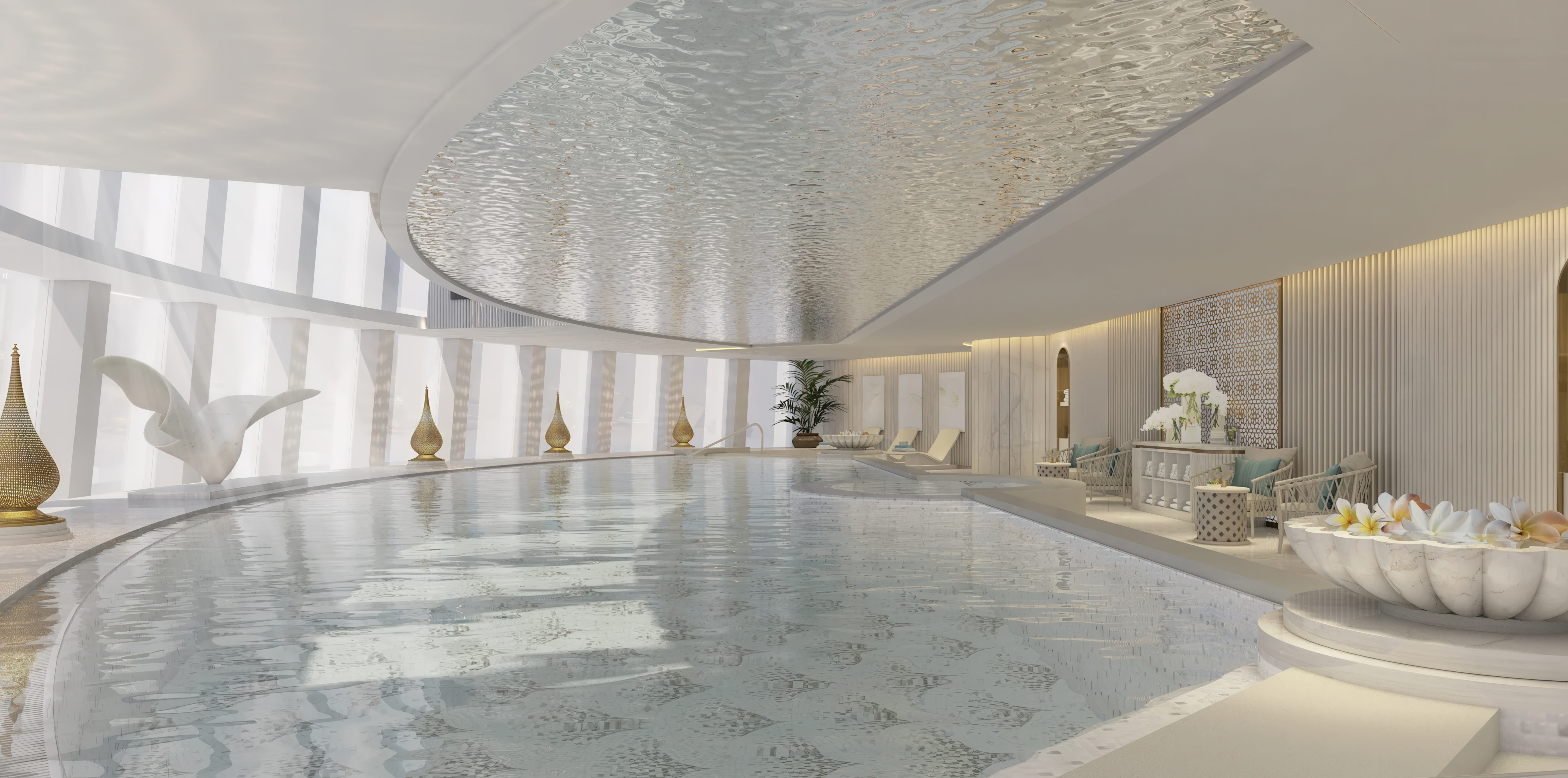 image of the Spa pool, image courtesy of Pierre-Yves Rochon