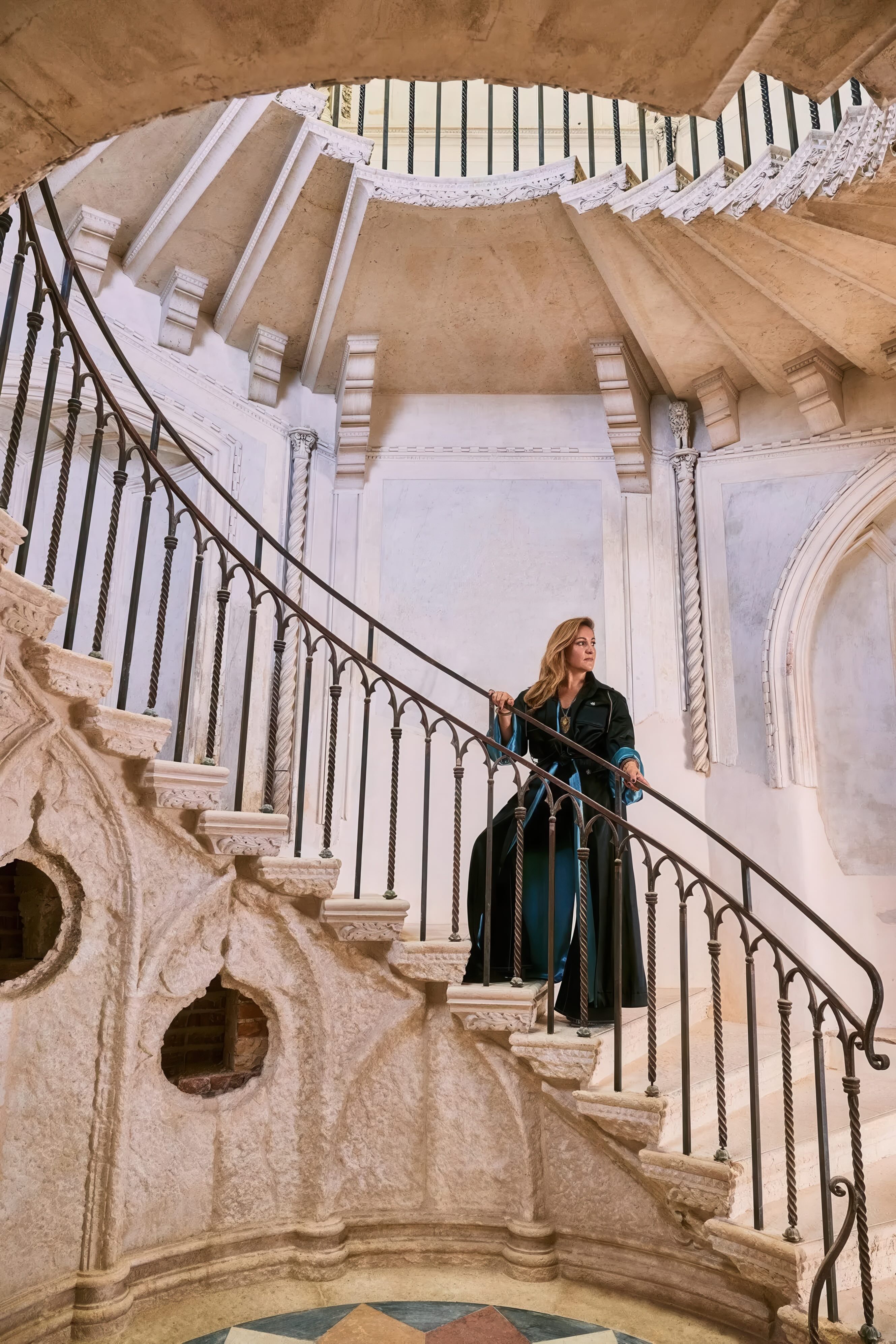 Image of architect and designer Aline Asmar d'Amman, image courtesy of Orient Express Venezia, Giulio Ghirardi