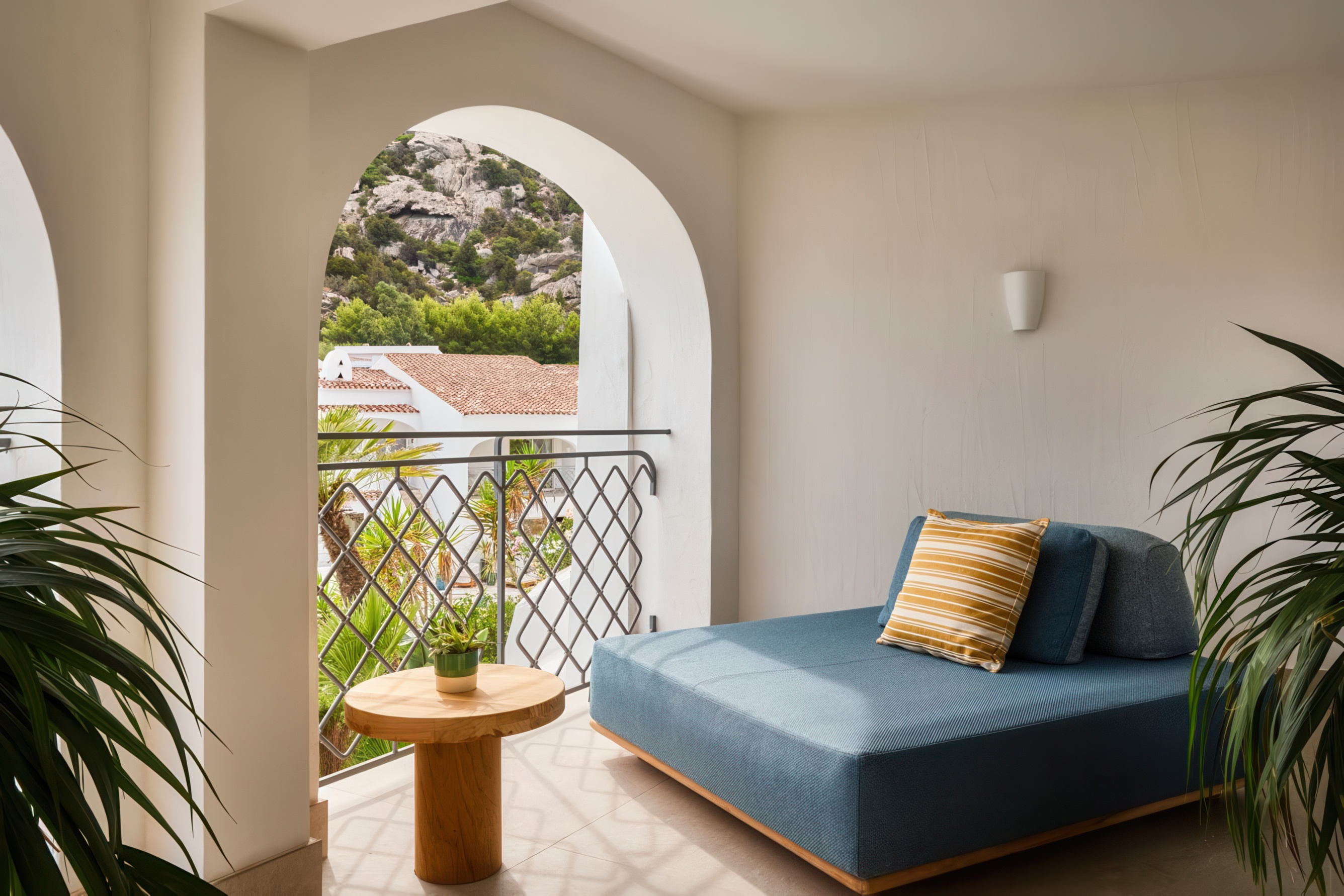 image of the Deluxe Suite Terrace, image courtesy of W Sardinia Poltu Quatu