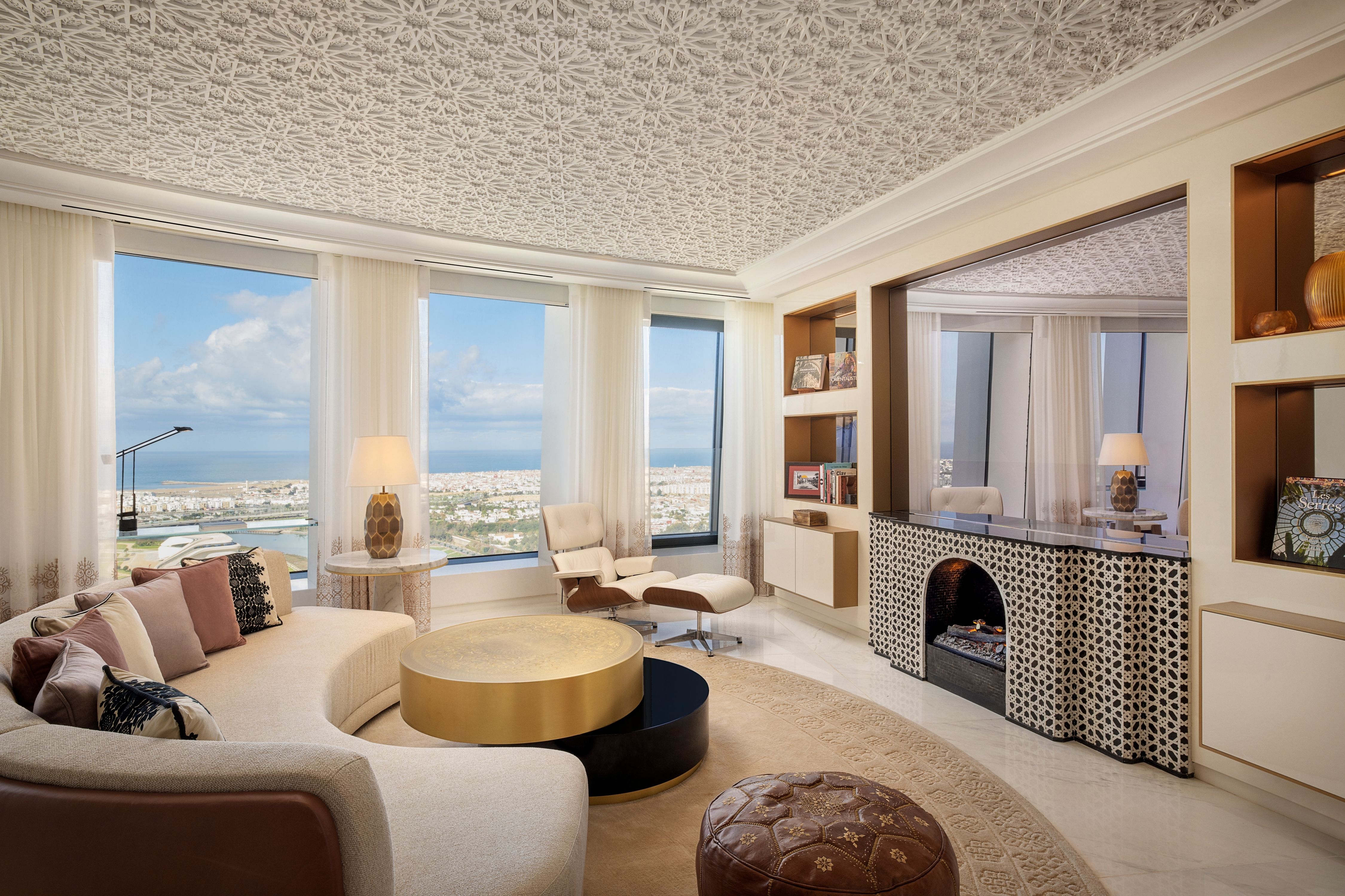 image of a Suite living room, image courtesy of Waldorf Astoria Rabat Salé