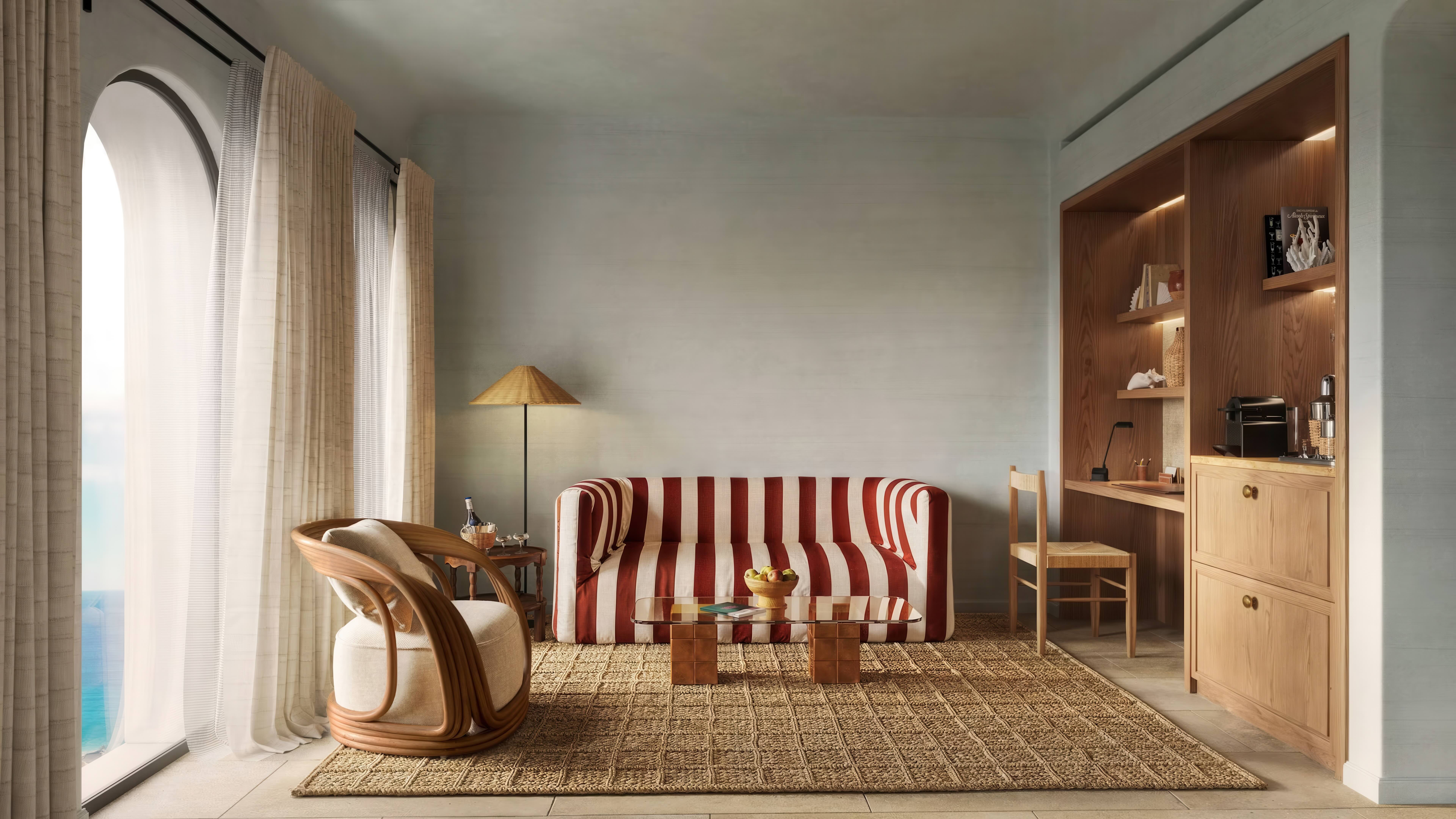 image of the Delos Suite, image courtesy of Zannier Île de Bendor