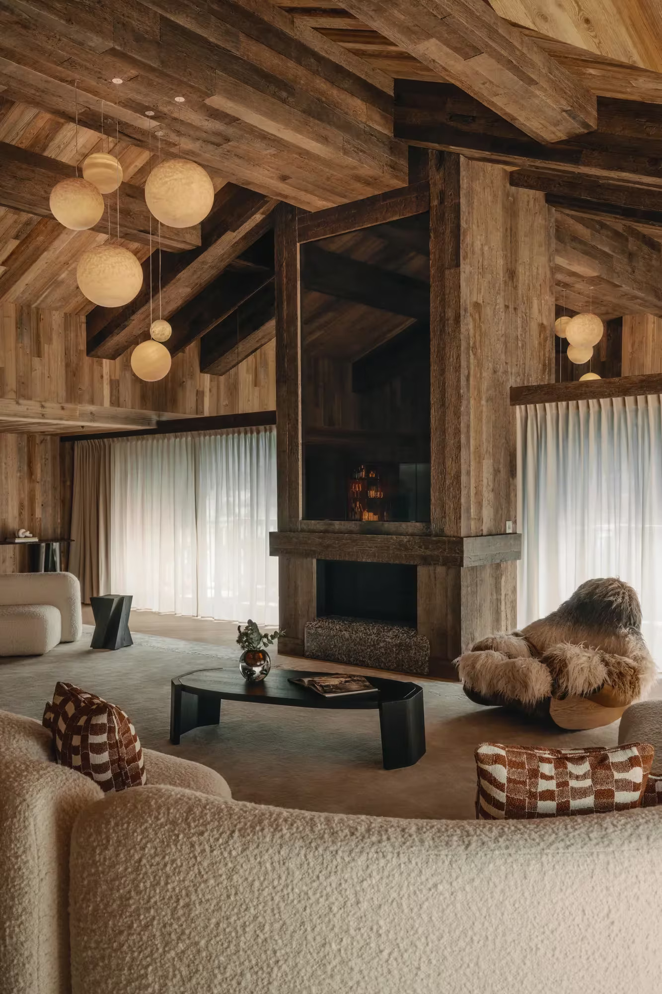 Image of the Saulire Two-Bedroom House, image courtesy of Rosewood Courchevel Le Jardin Alpin