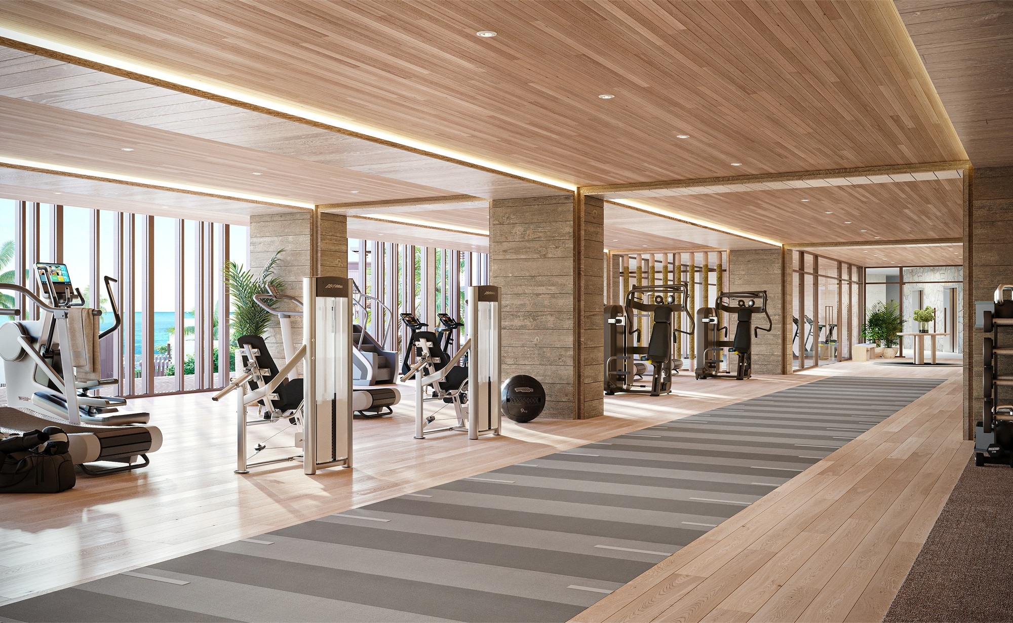 Rendering of The Setai St. Maarten Fitness Facilities