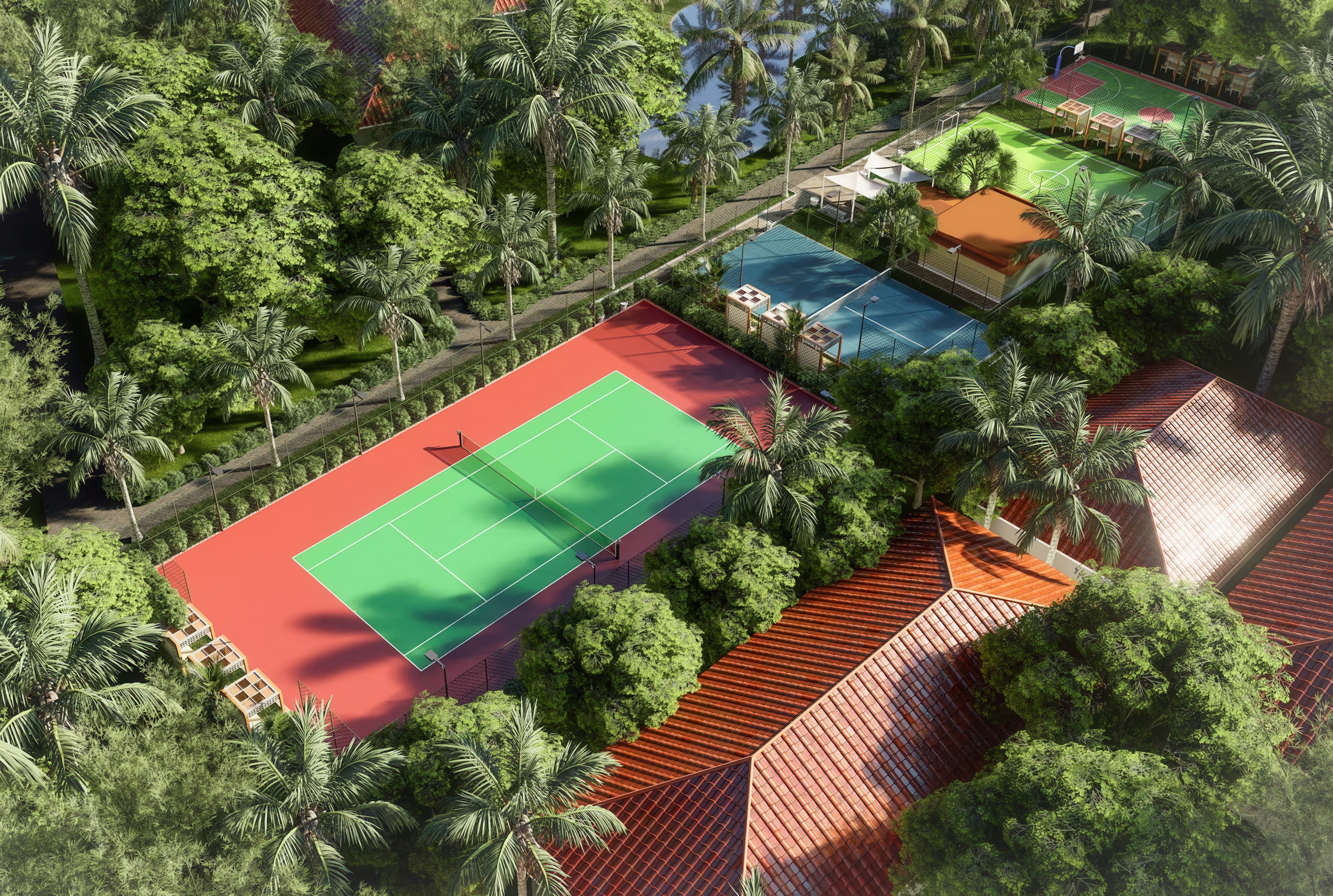 image of Sport Courts, image courtesy of Paradisus by Meliá