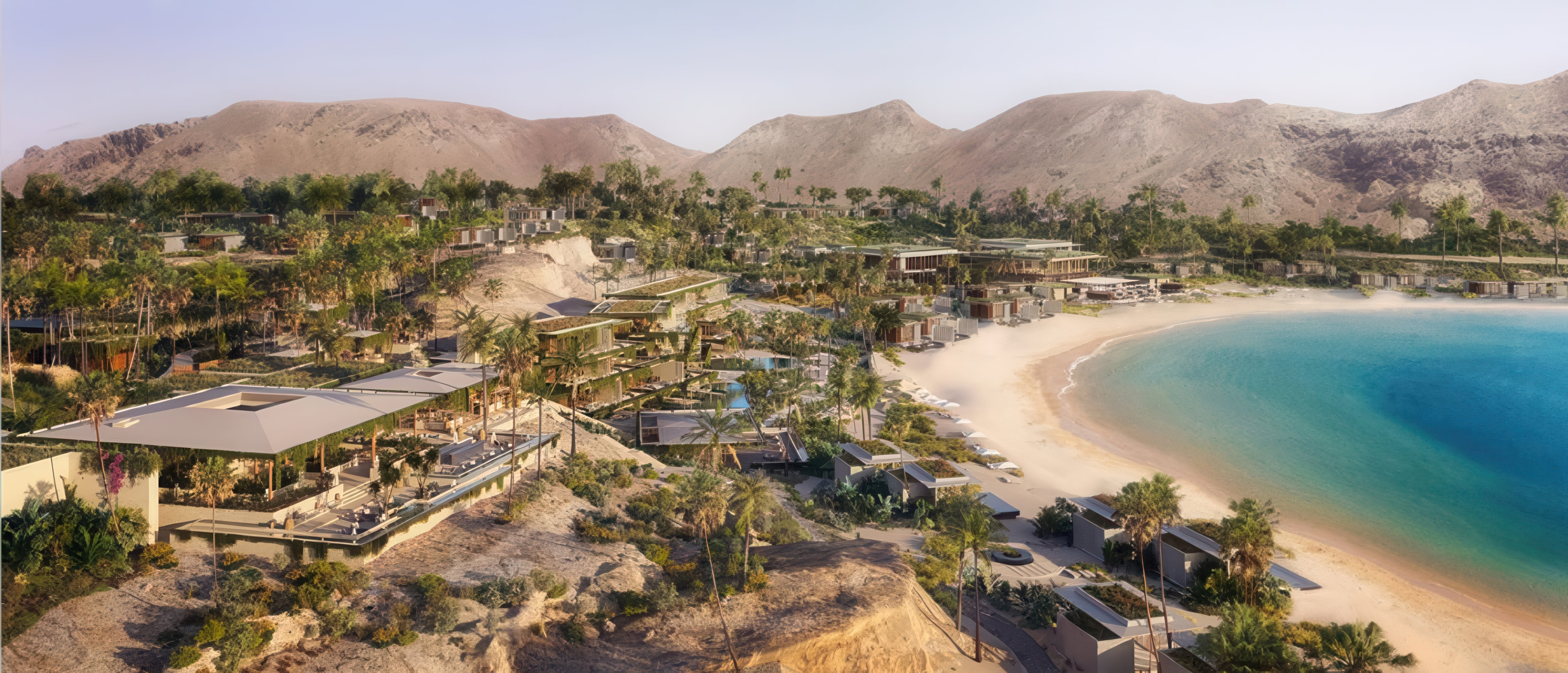 Jayason Wellness Resort AMAALA, set within the Triple Bay Development aiming for 2025 completion