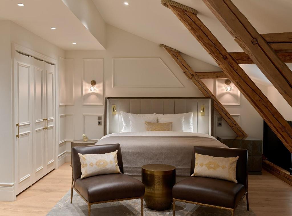 Image of an Attic-level Duplex Suite courtesy of Waldorf Astoria Helsinki
