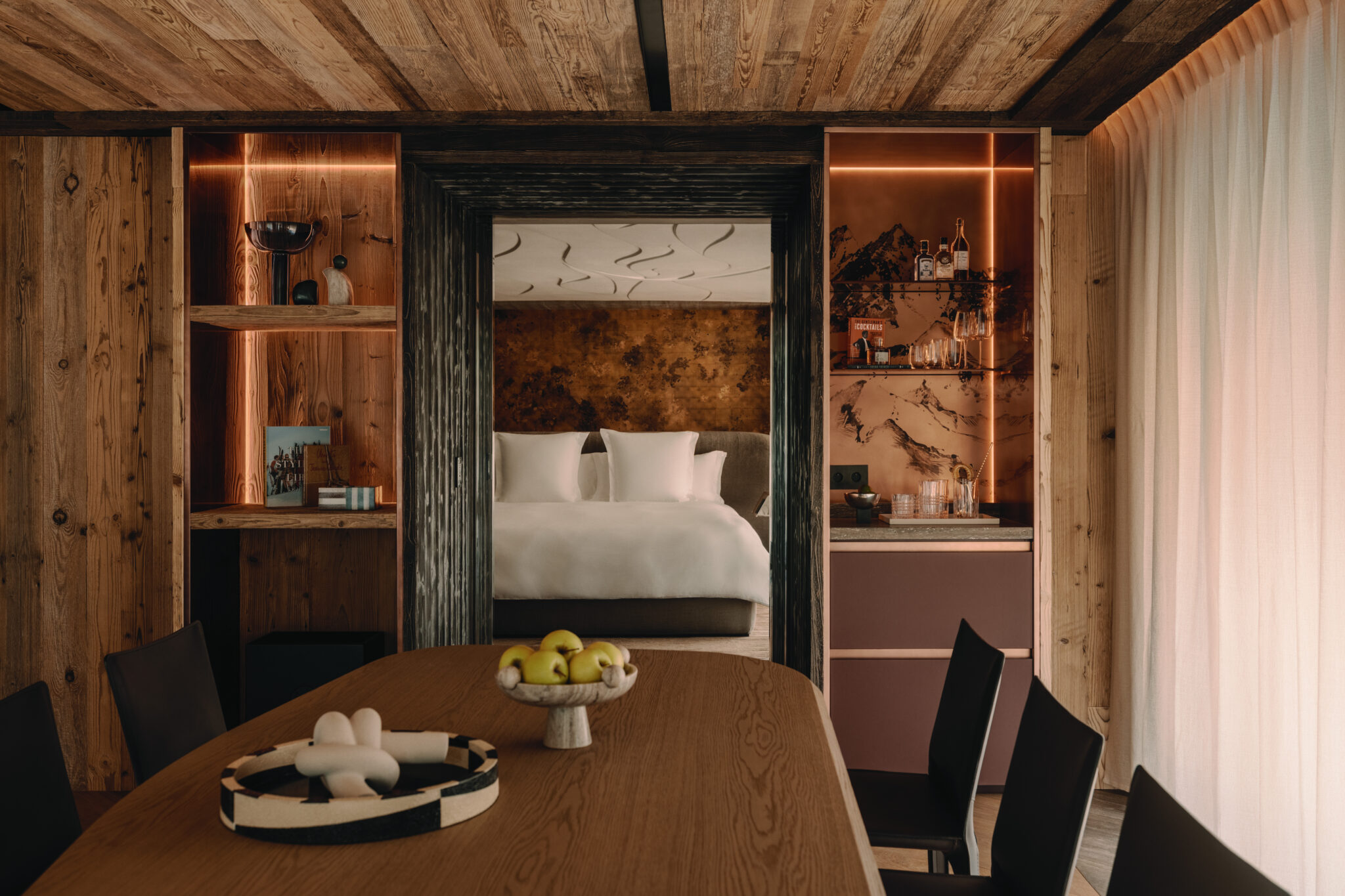 image of the Signature Suite, image courtesy of Rosewood Courchevel Le Jardin Alpin