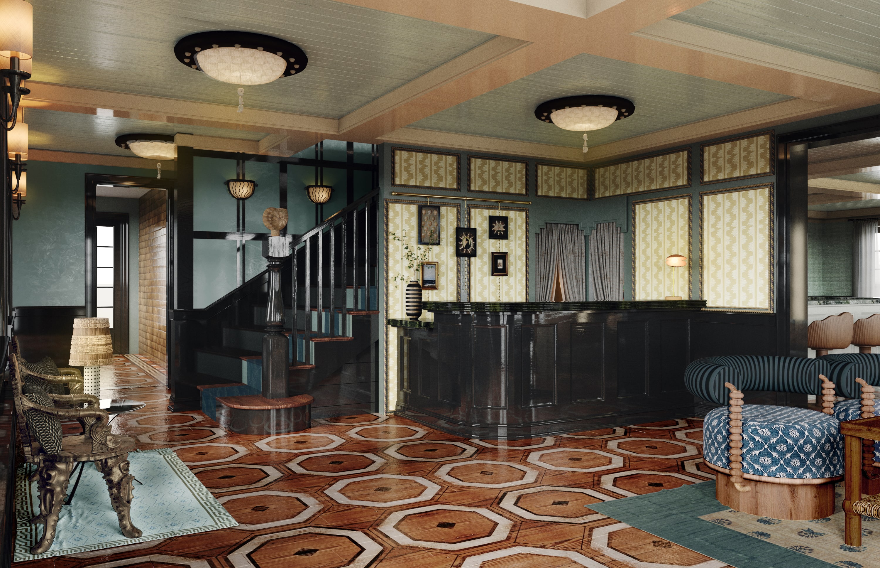 Rendering of Faraway Sag Harbor Reception