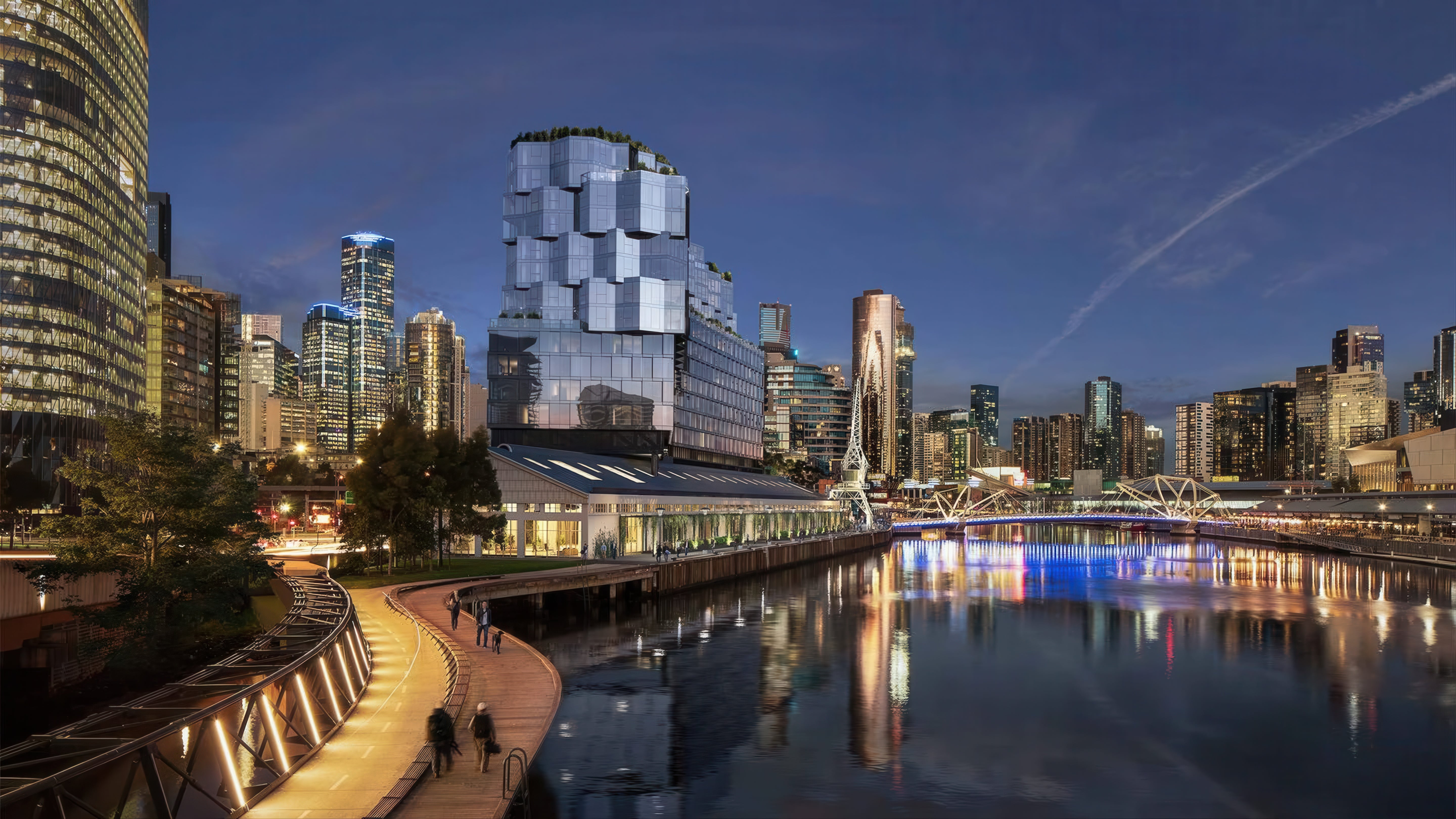 1 Hotel Melbourne along the Yarra River