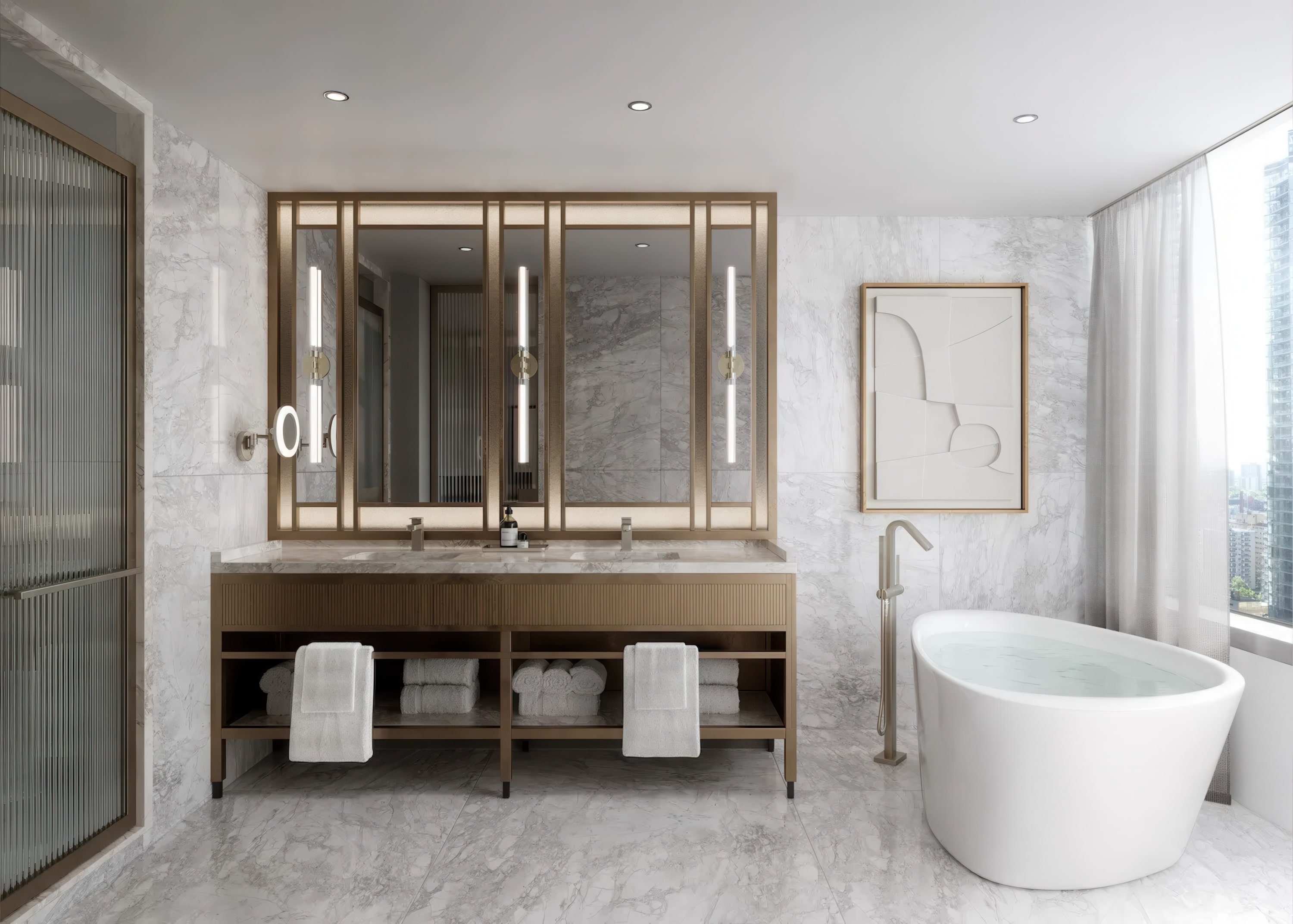 Ensuite rendering of Andaz Toronto