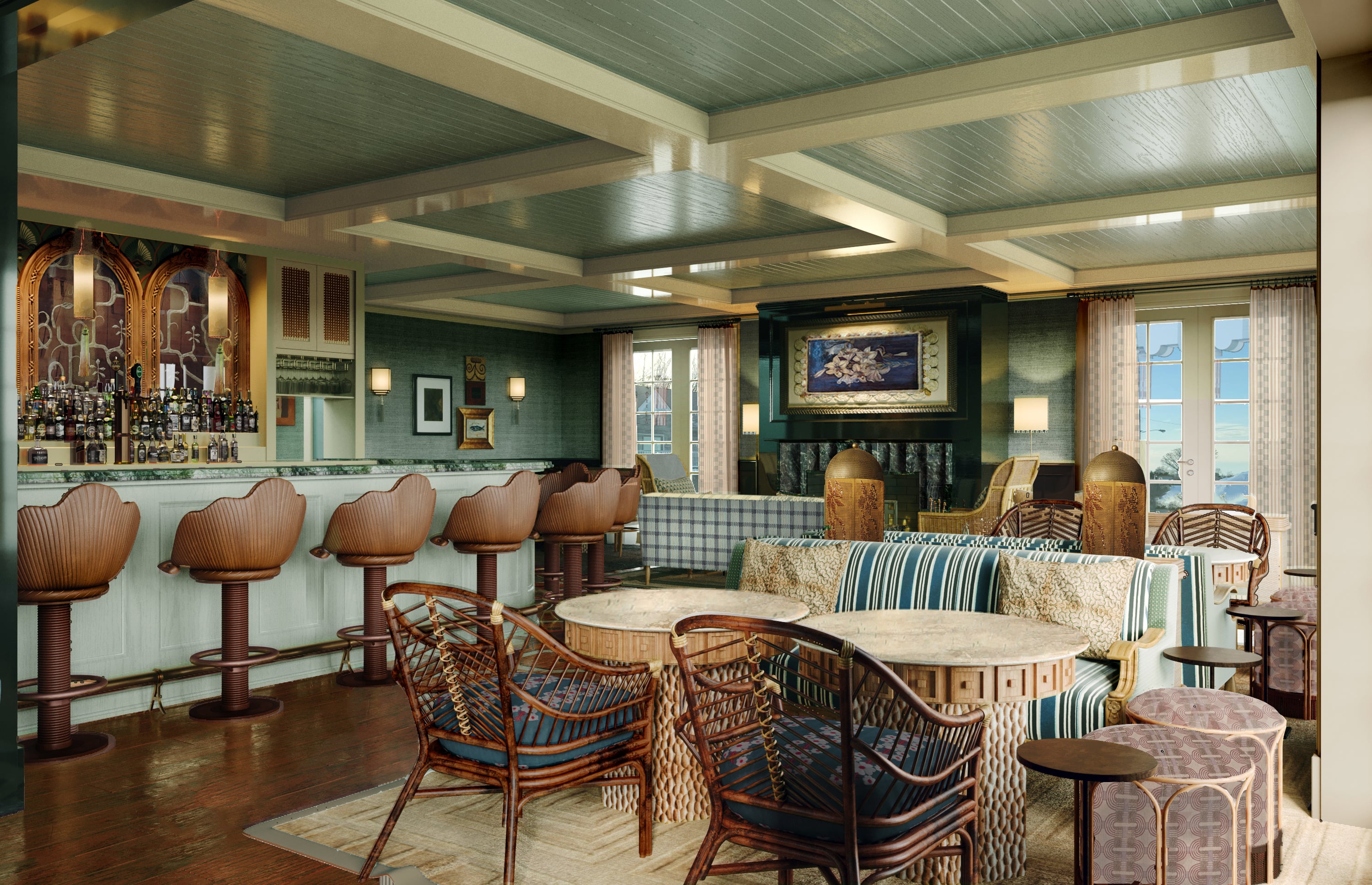 Rendering of Faraway Sag Harbor Bar and Lounge