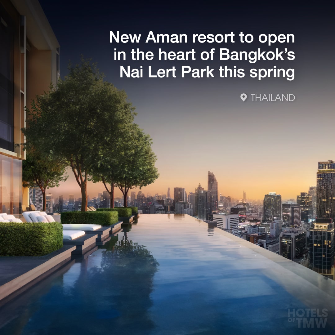 New Aman resort opening in the heart of Bangkok's Nai Lert Park this spring