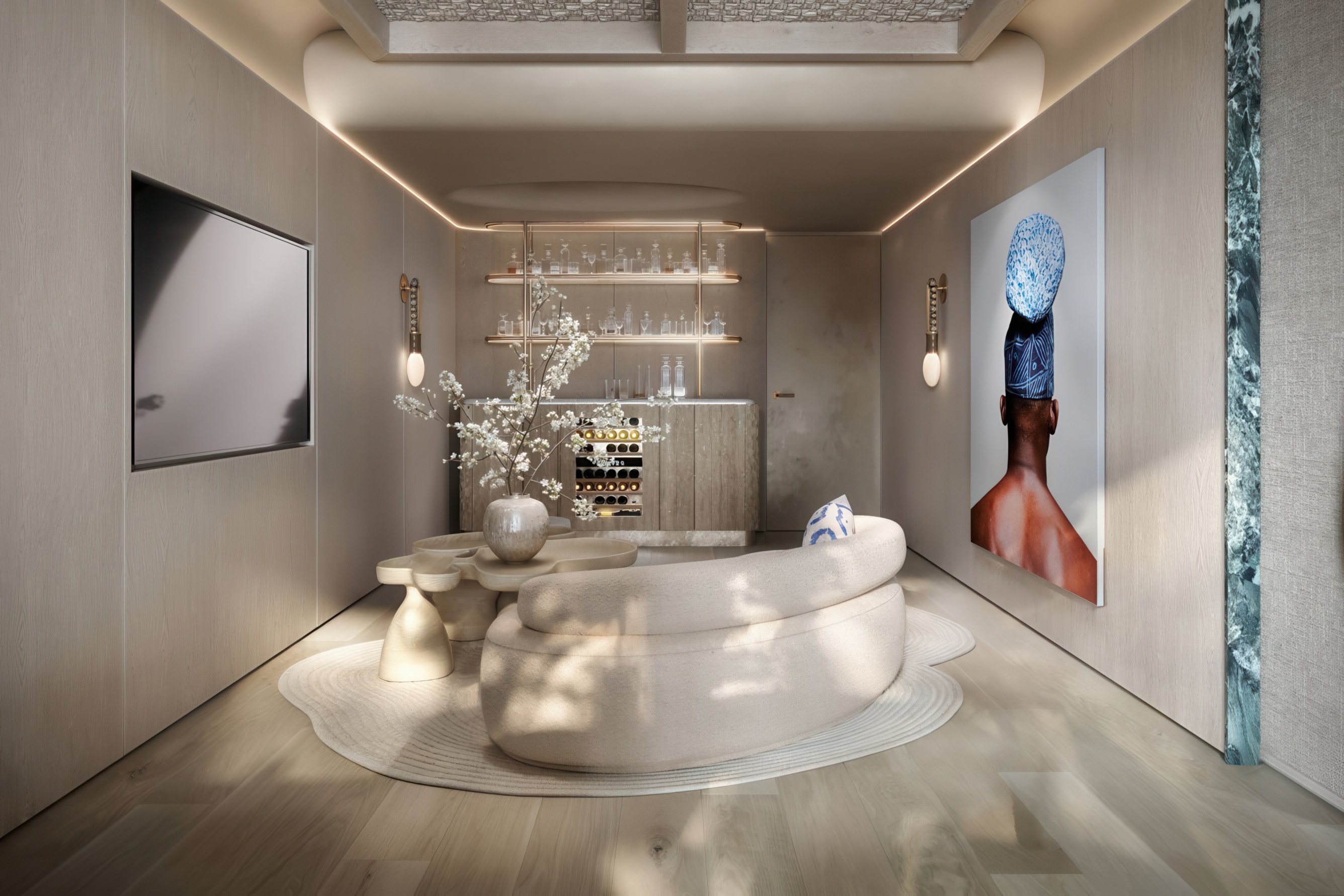 Rendering of a suite at Morea House, an Autograph Collection Hotel