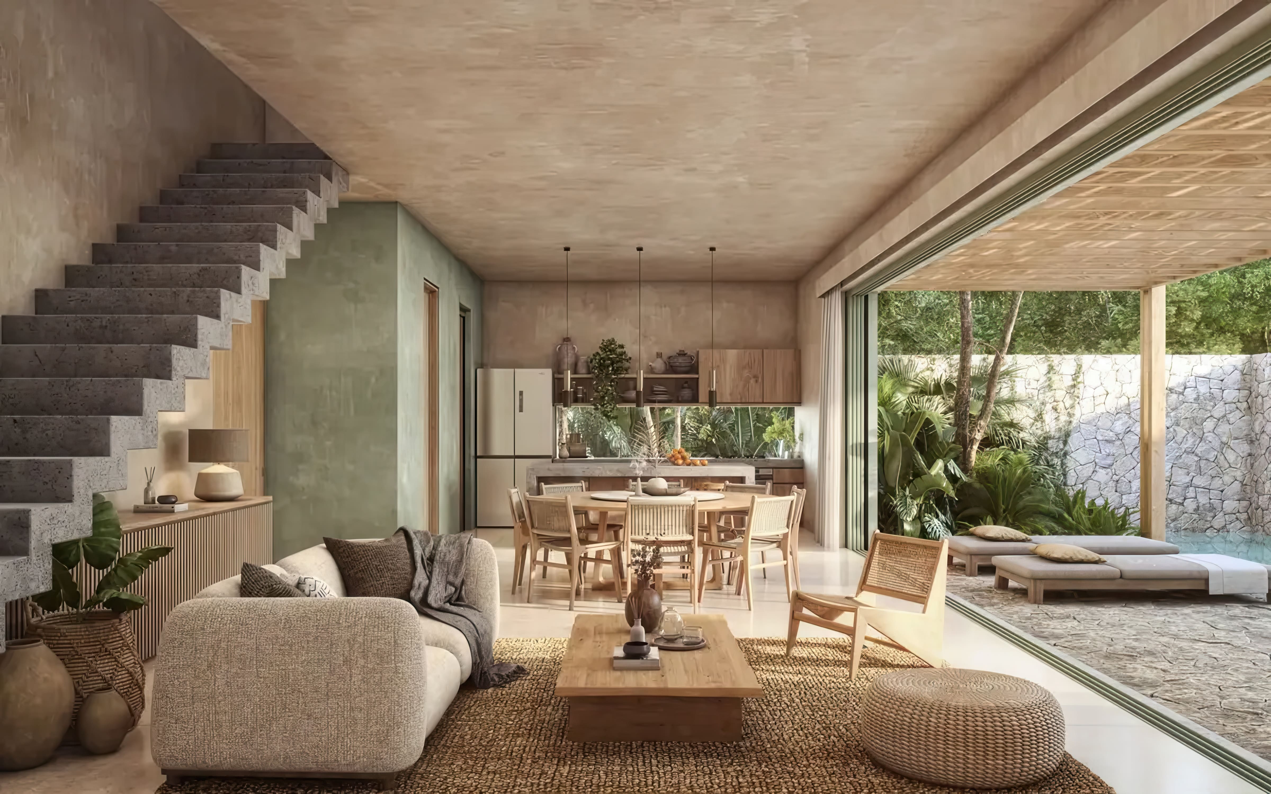 Residence Villa interior at Zamaya Fitness Resort