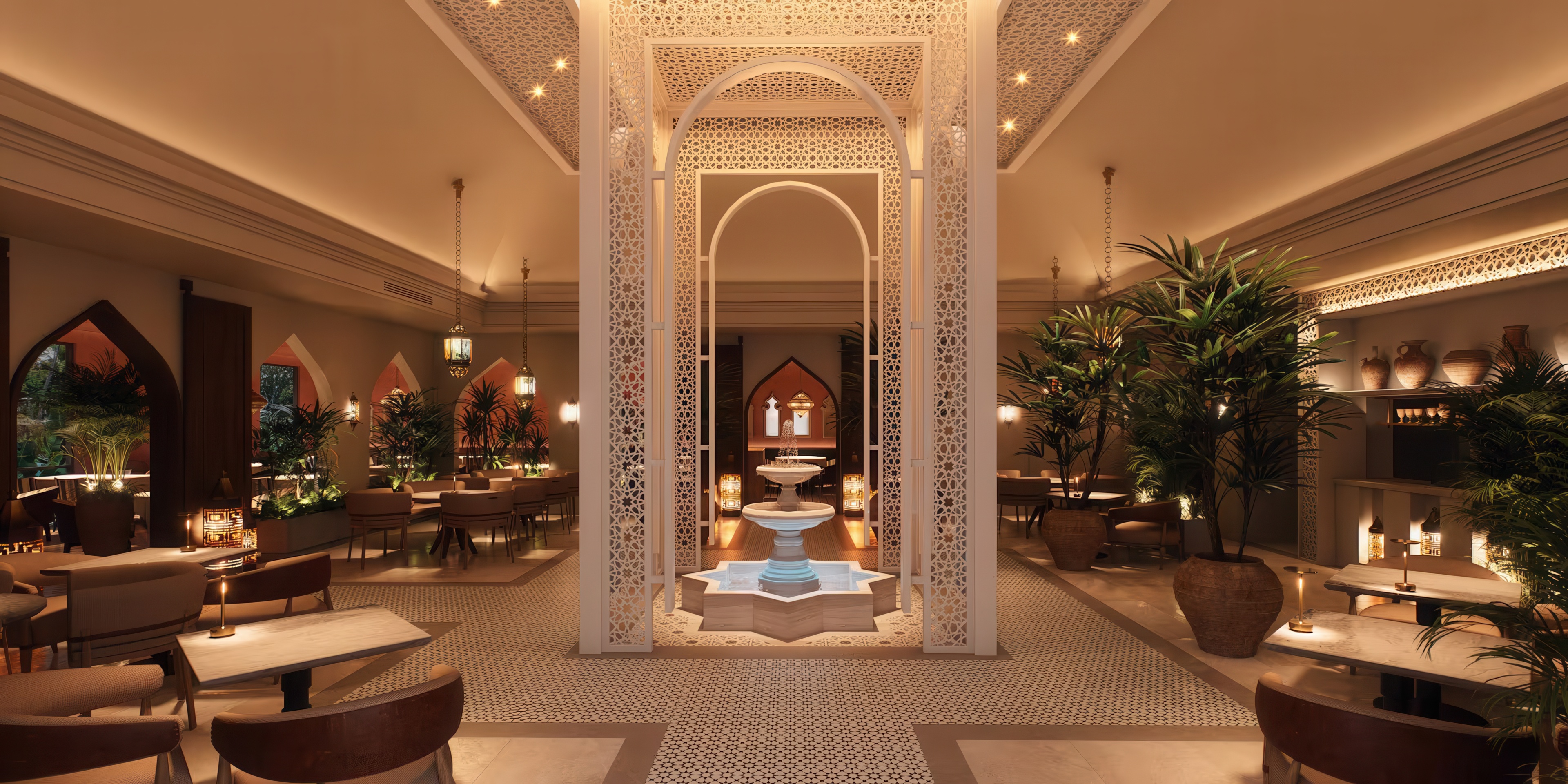 Image of dining venue Samira image courtesy of Paradisus by Meliá