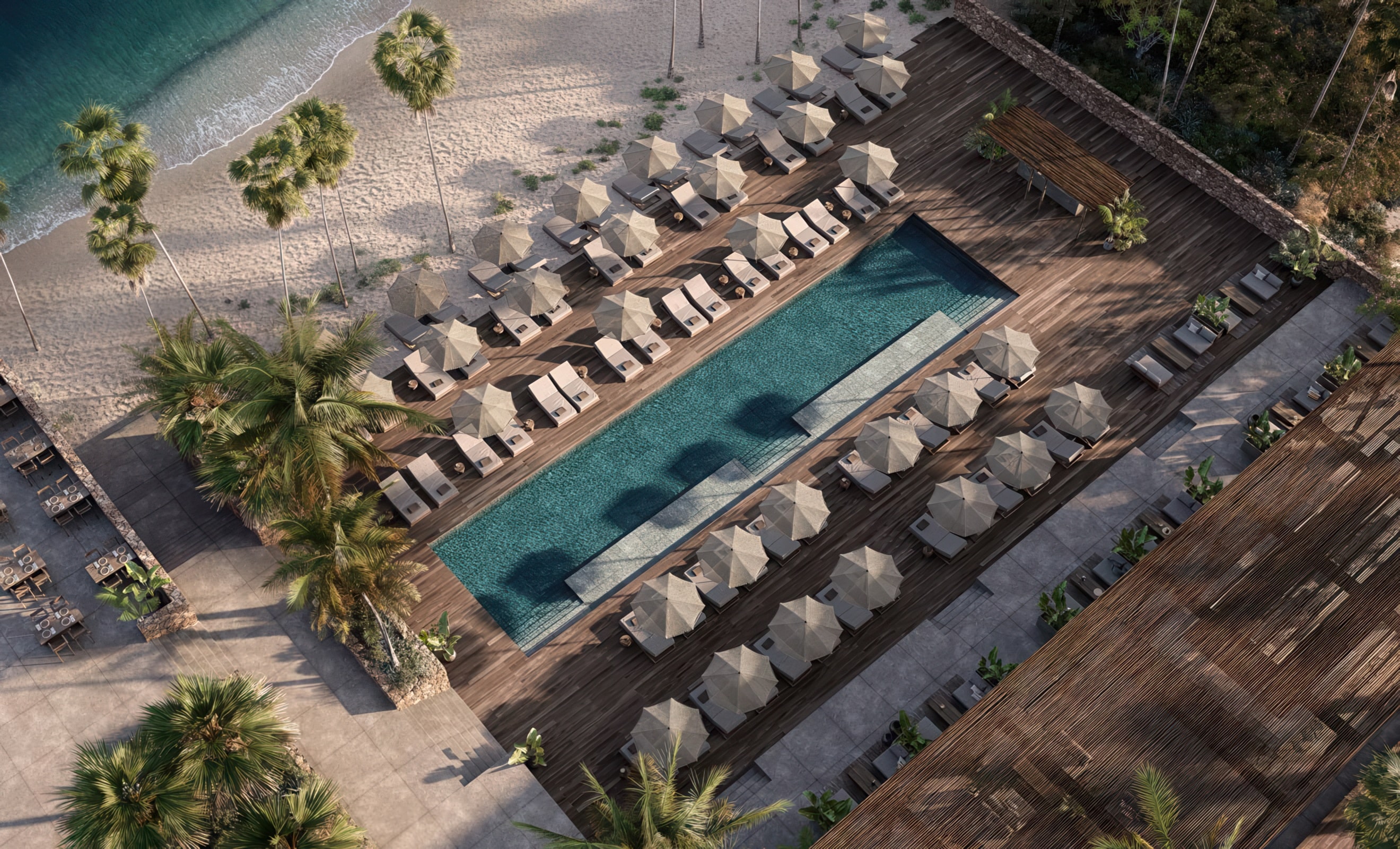 Rendering of OKU Andalusia Pool Deck