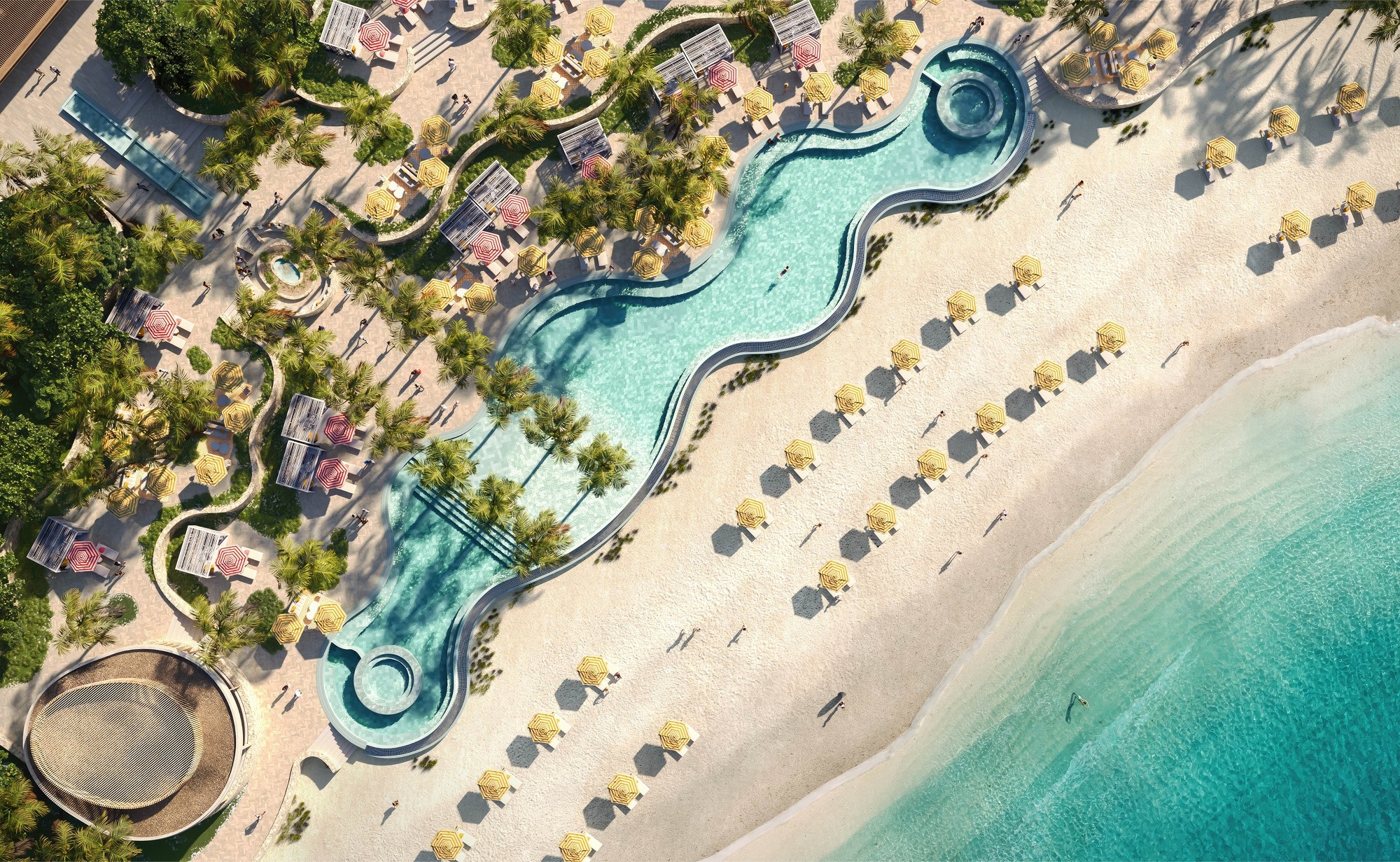 Rendering of The Setai St. Maarten Beach Club