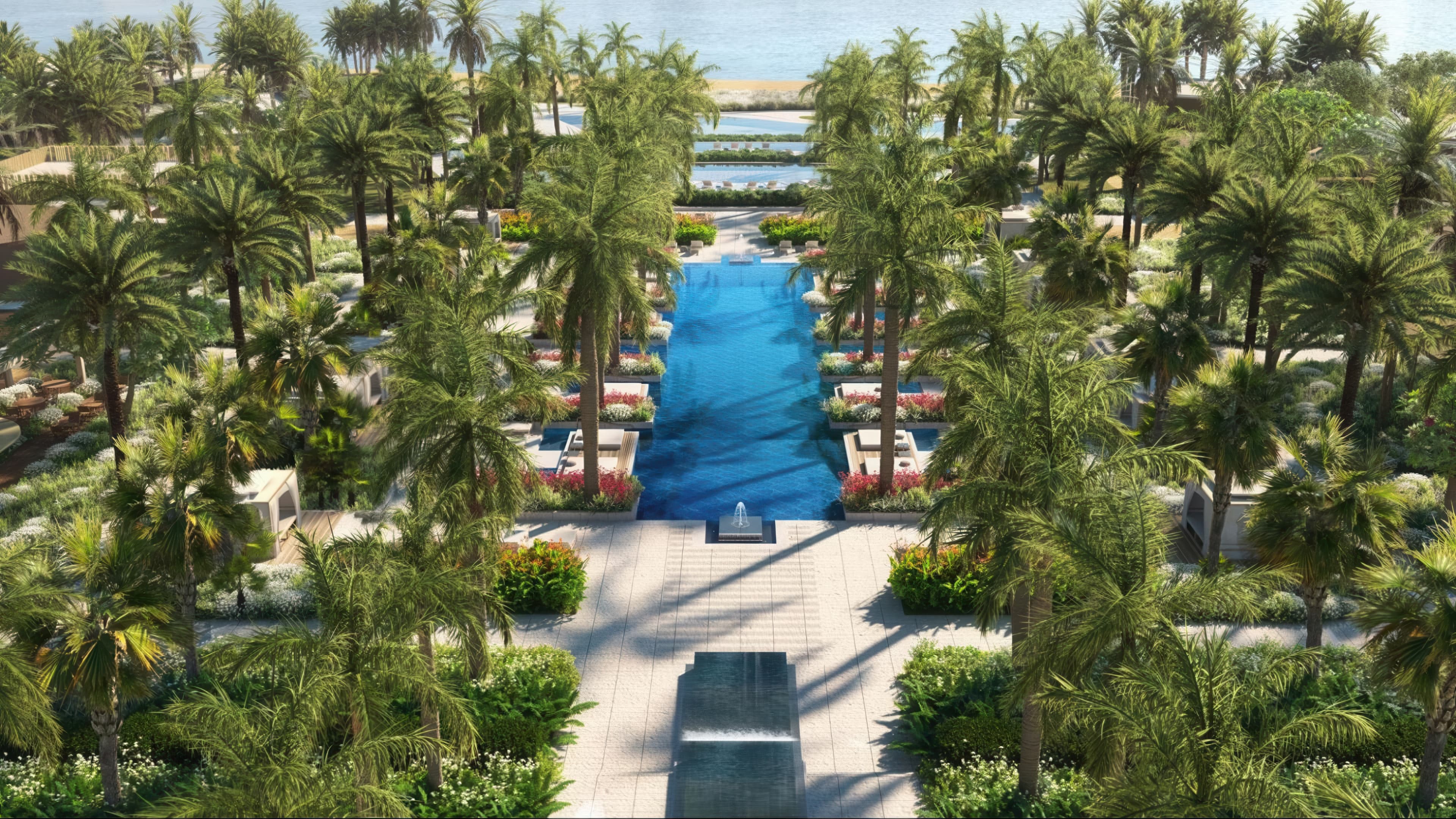 Four Seasons Resort and Residences AMAALA, set within the Triple Bay Development aiming for 2025 completion