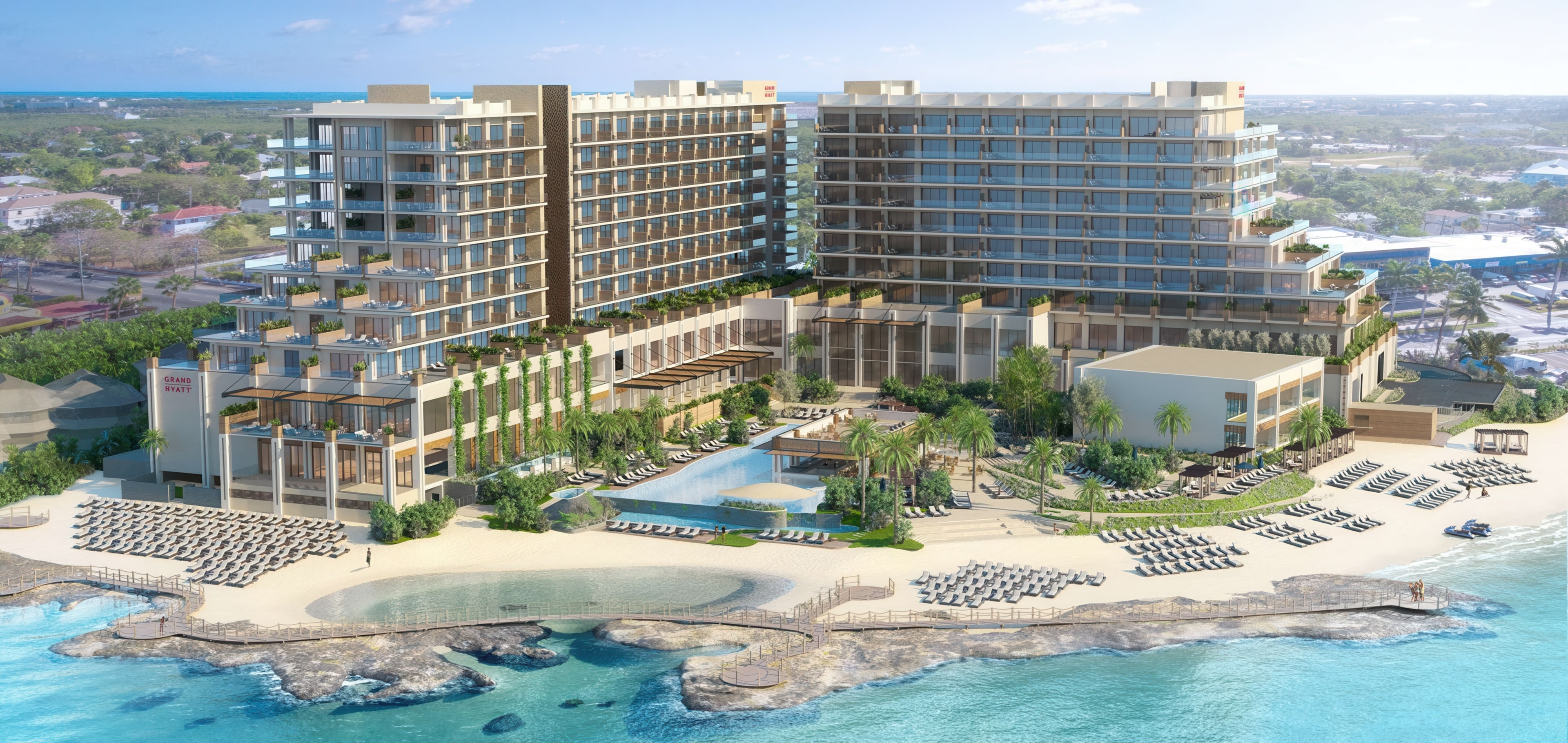 Rendering of the Grand Hyatt Grand Cayman Resort & Spa coming to the Cayman Islands