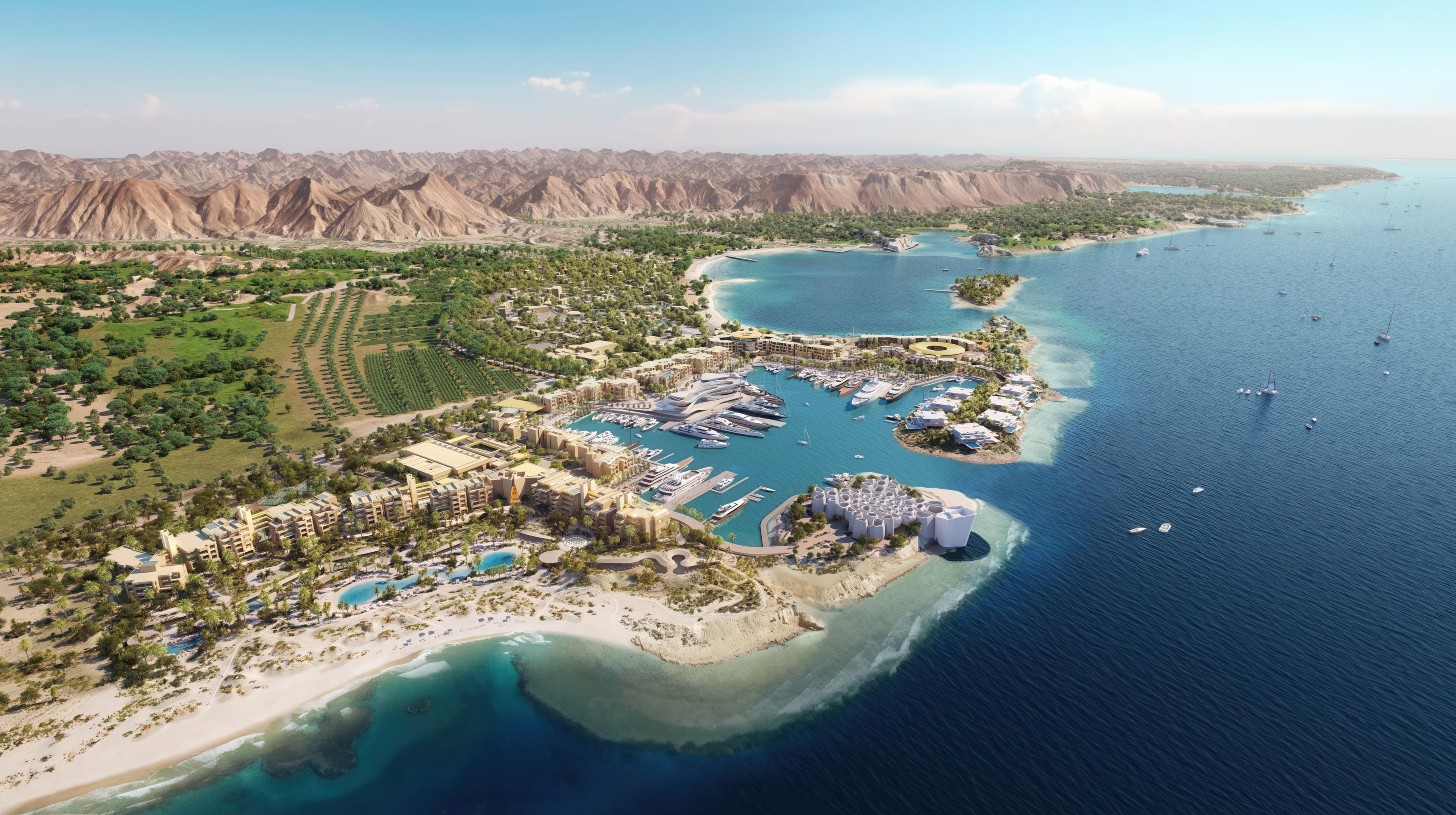 AMAALA, Triple Bay Development