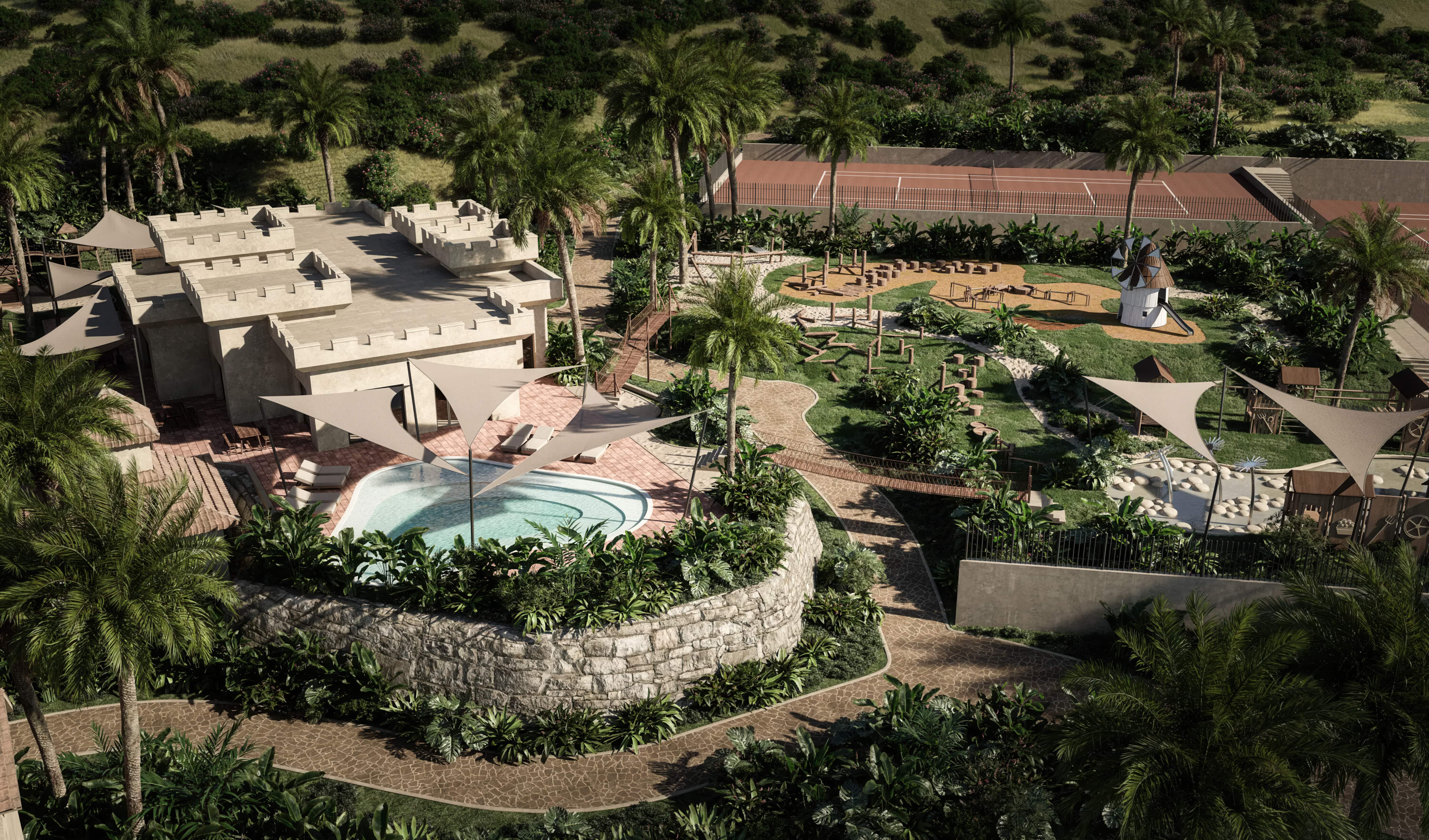 Rendering of OKU Andalusia Kids Club