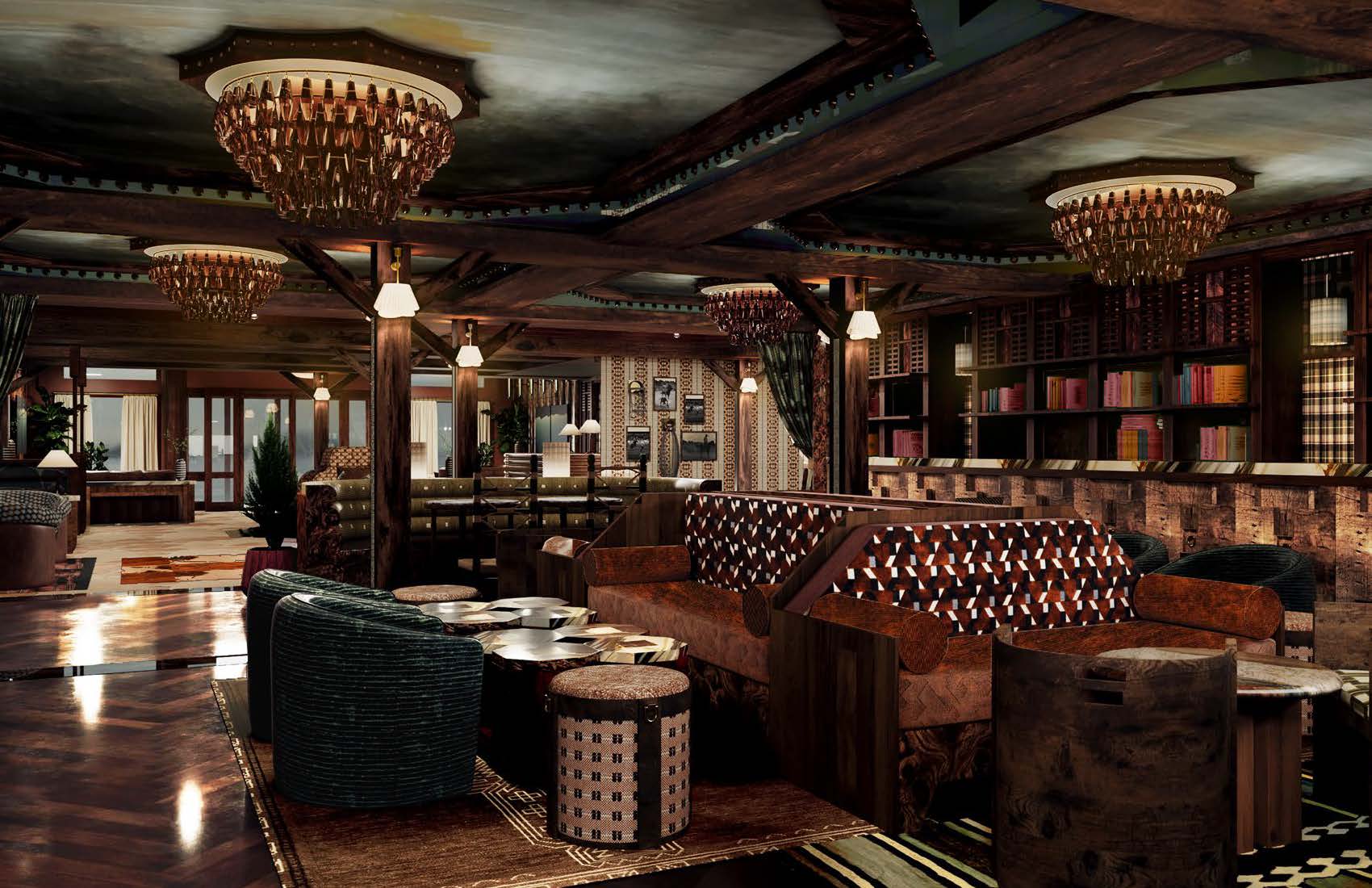 Rendering of Faraway Jackson Hole Lobby