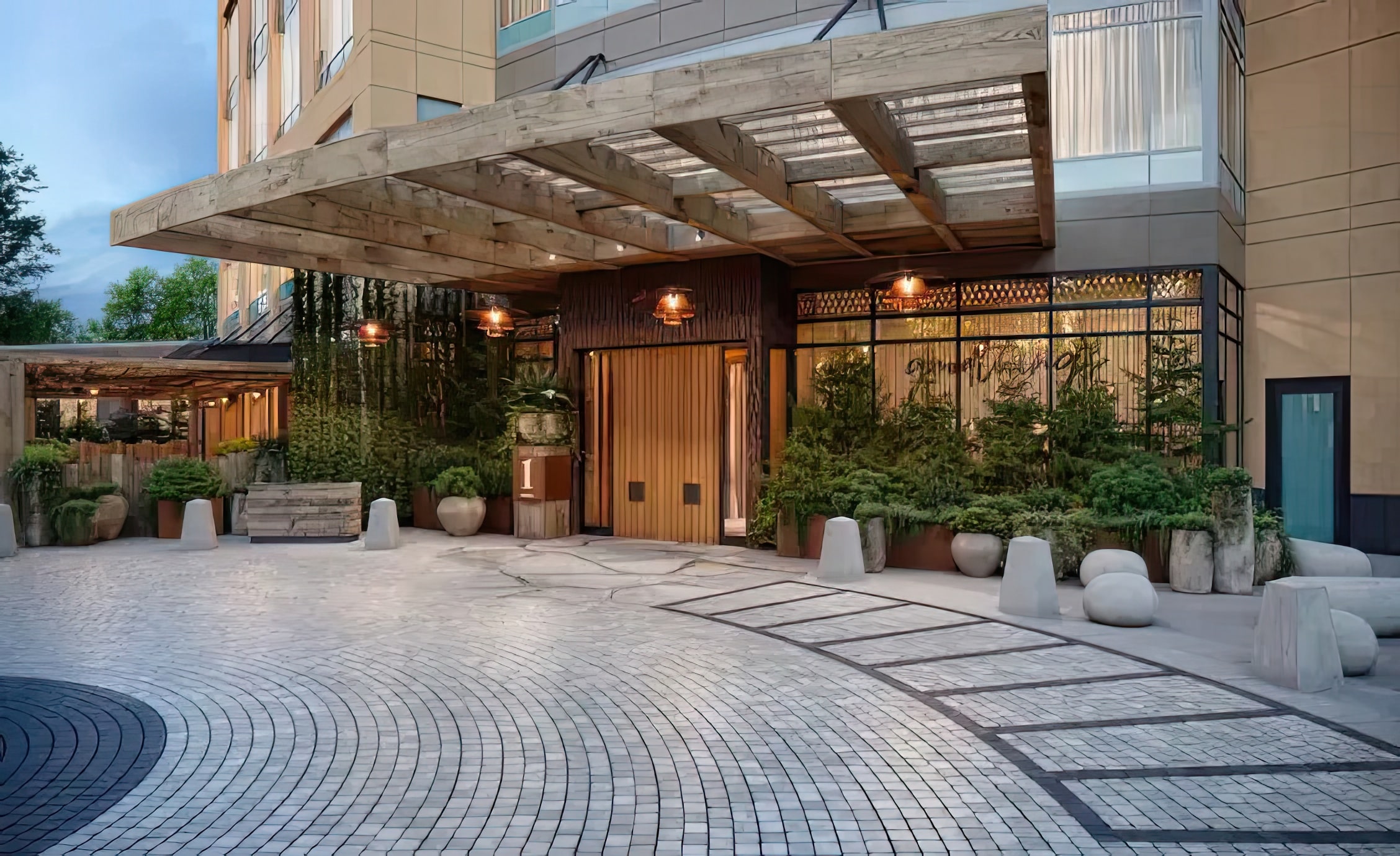1 Hotel Seattle entrance, now open in South Lake Union