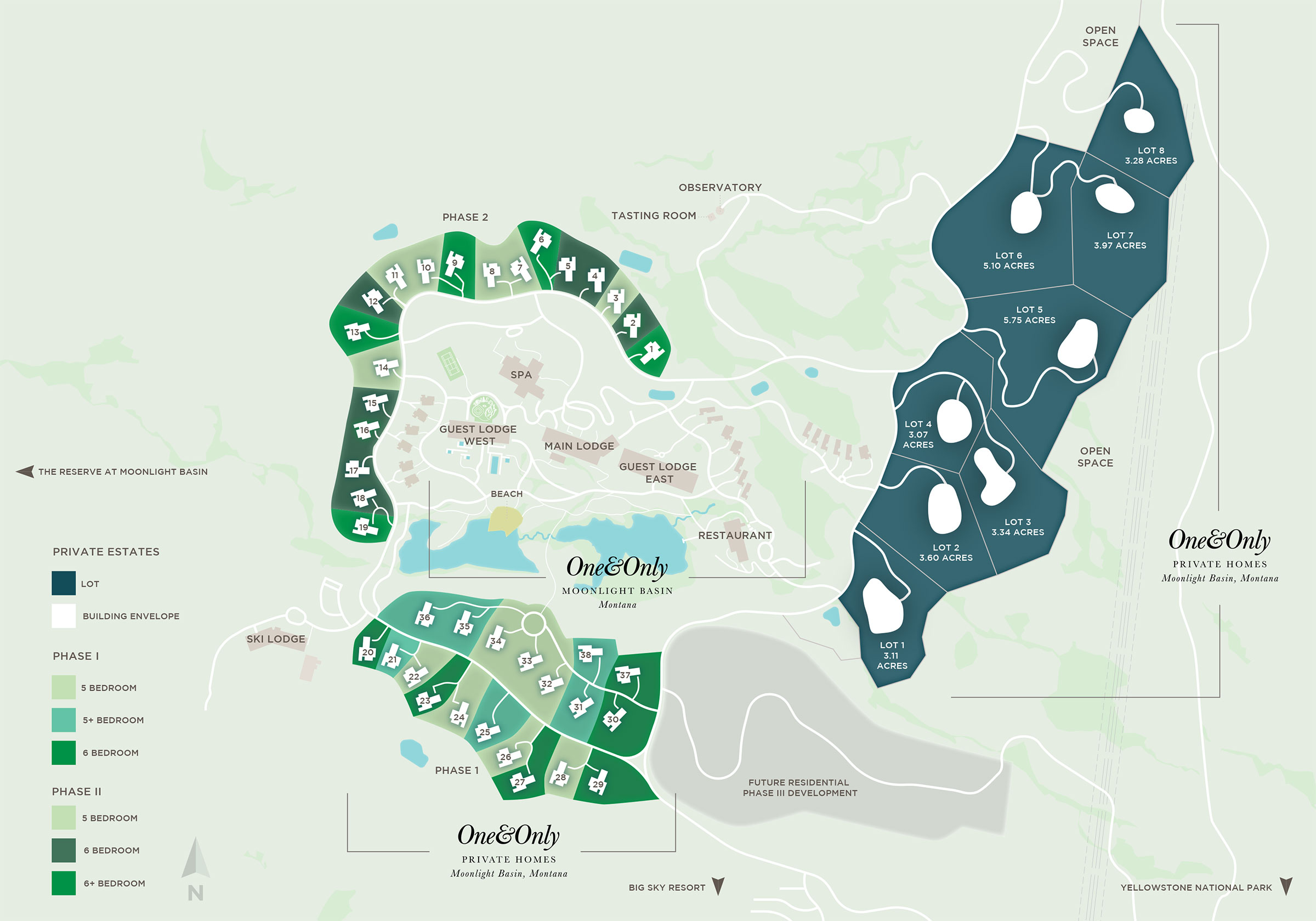 One&Only Moonlight Basin Map