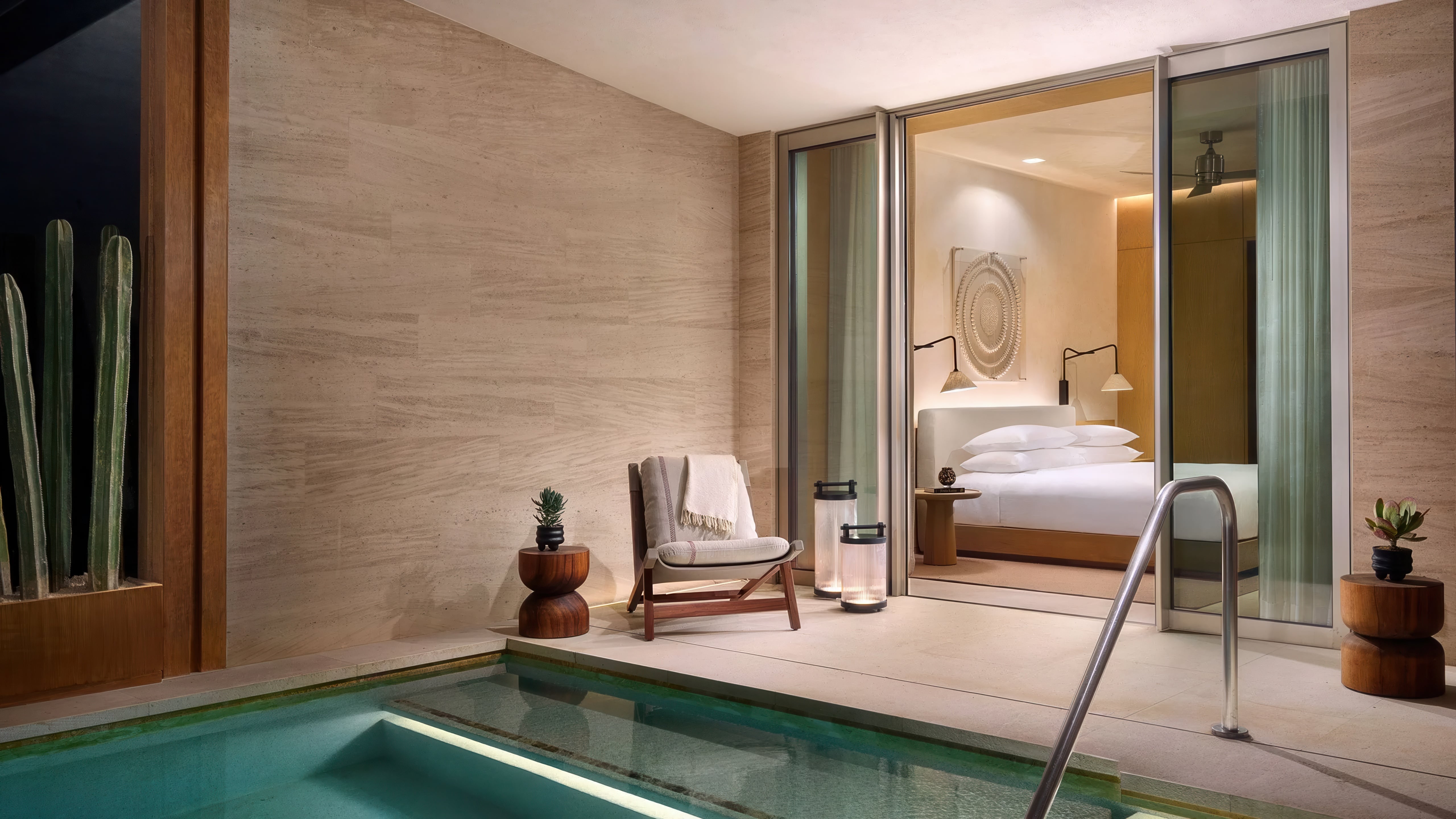 Park Hyatt Cabo del Sol guest room pool deck