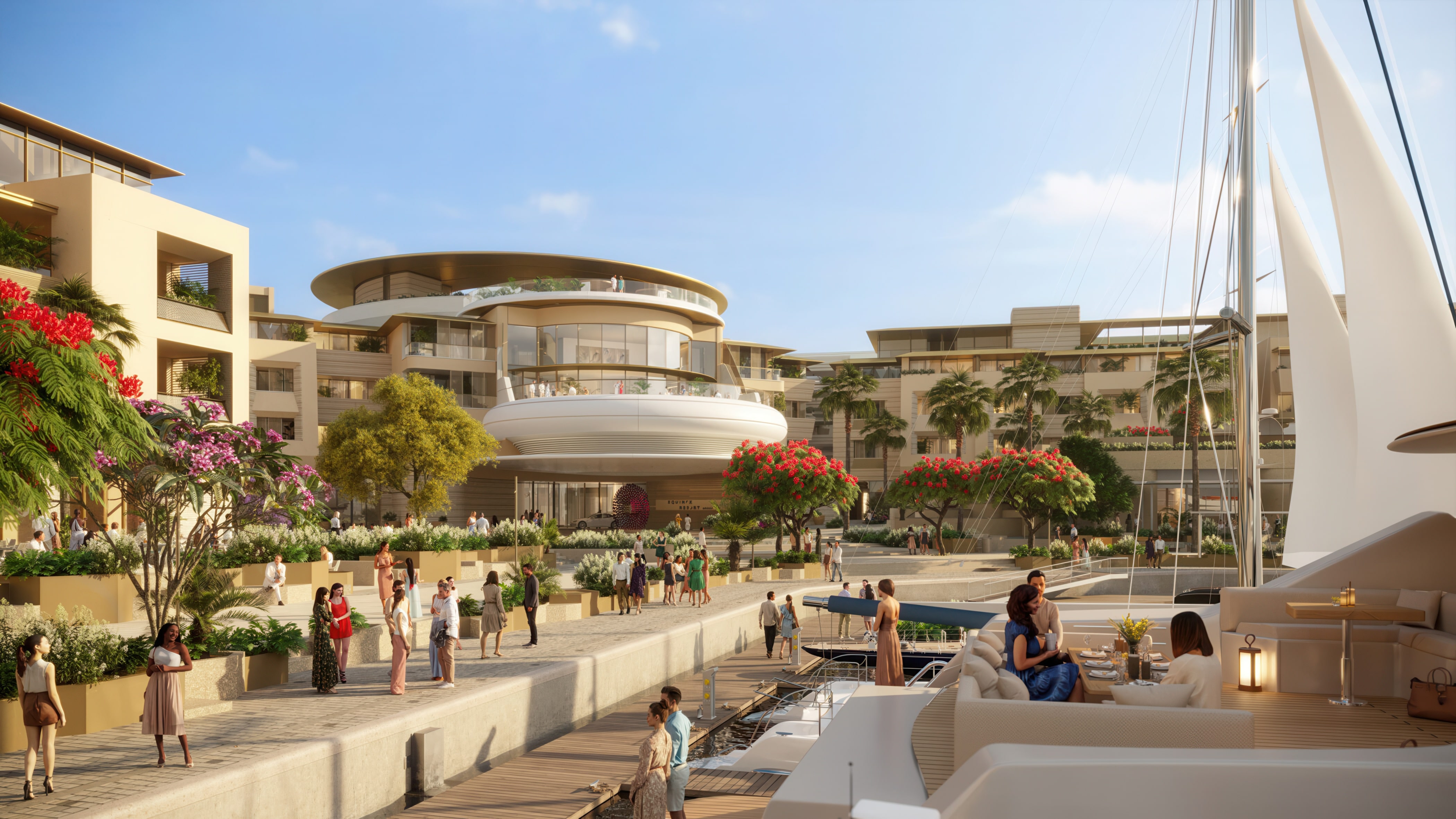 Equinox Resort AMAALA, set within the Triple Bay Development aiming for 2025 completion