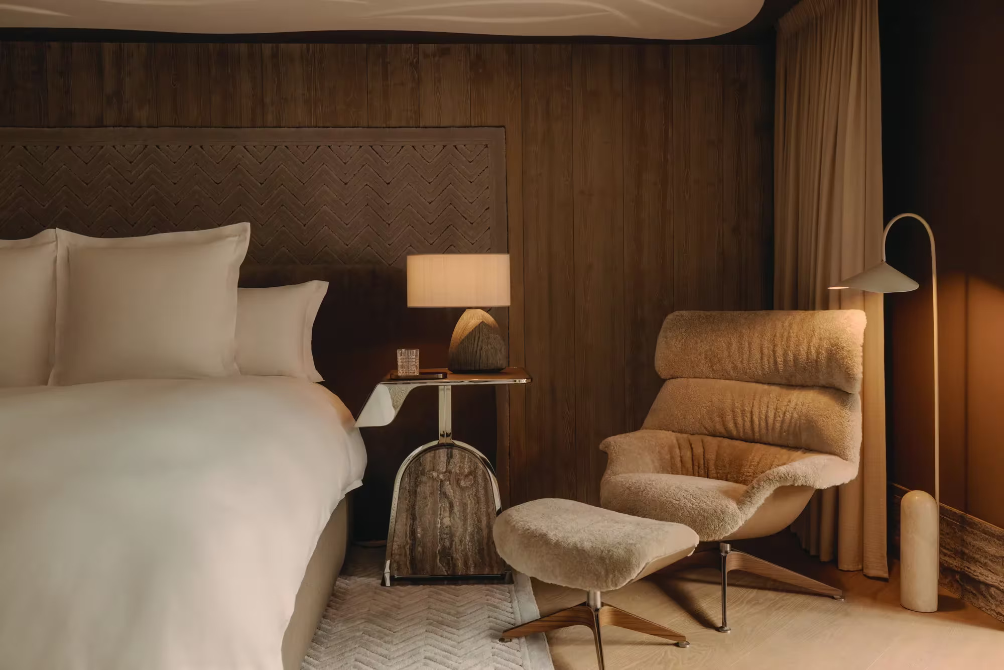 image of a Suite, image courtesy of Rosewood Courchevel Le Jardin Alpin