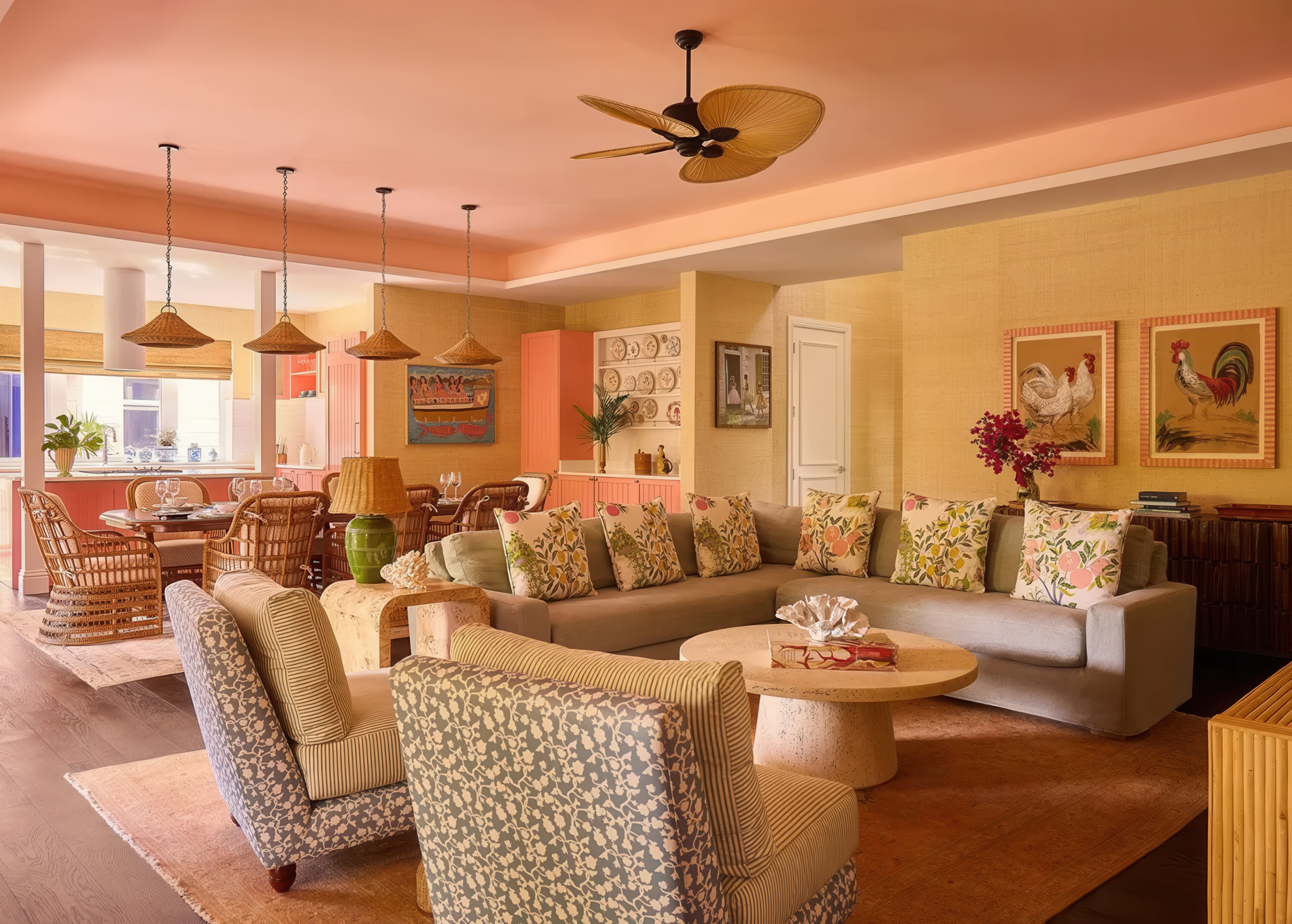 Image of Sharon's Home Living Room, image courtesy of Coral Sands Inn & Cottages