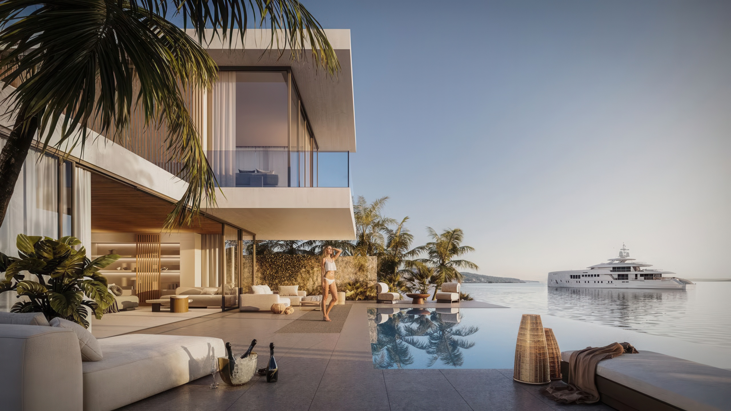 Rendering of an Oceanfront Property, image courtesy of Equinox Hotels