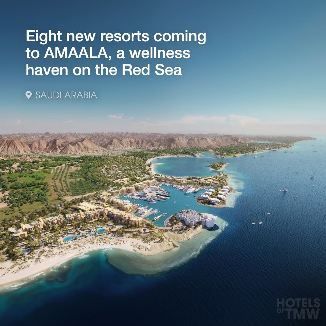 Eight new resorts coming to AMAALA, a wellness haven on the Red Sea