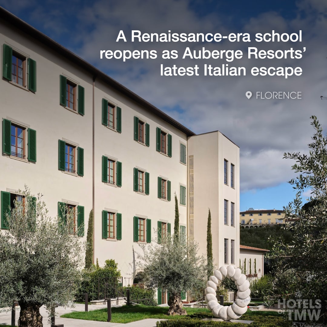A Renaissance-era school reopens as Auberge Resorts' latest Italian escape