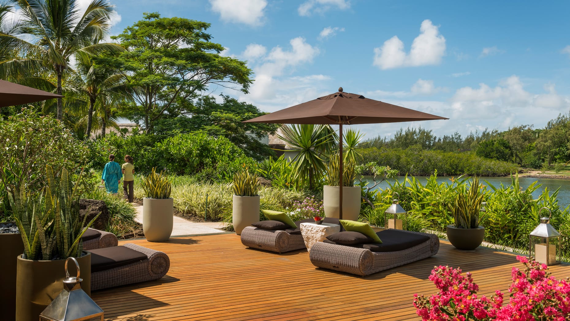 image of the Oseyan Spa, image courtesy of Four Seasons Resort Mauritius at Anahita