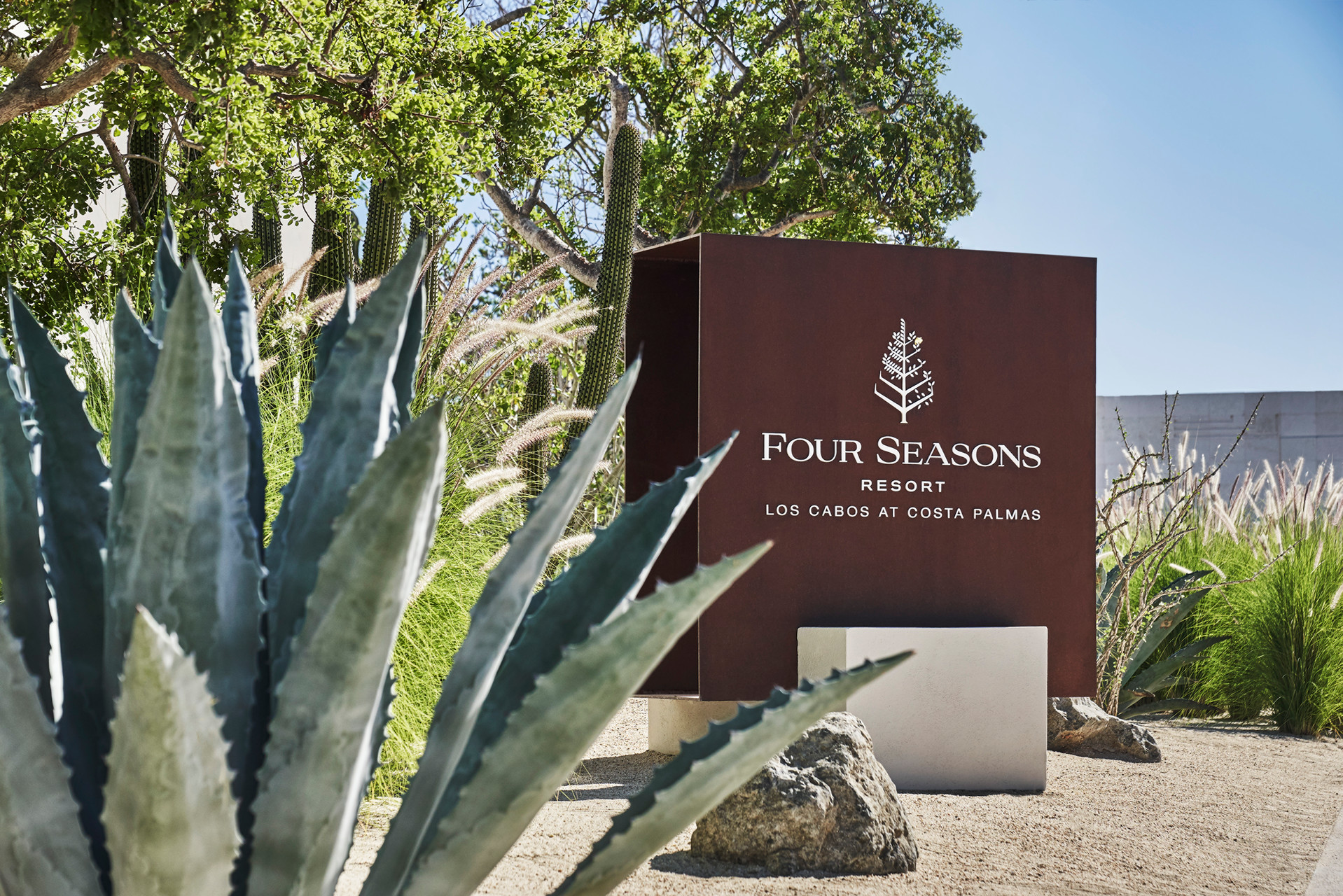 Four Seasons Los Cabos at Costa Palmas entrance sign