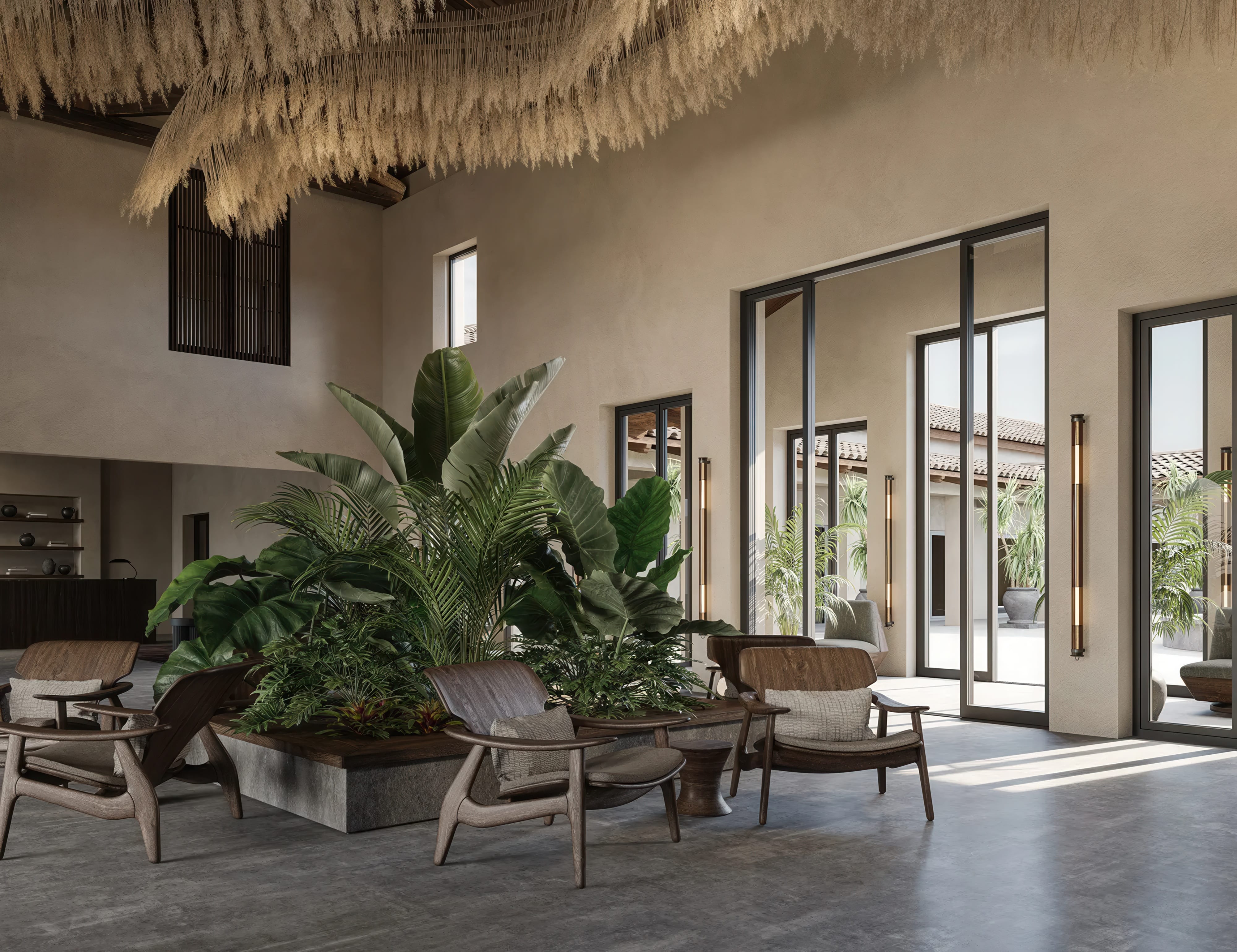Rendering of OKU Andalusia Lobby